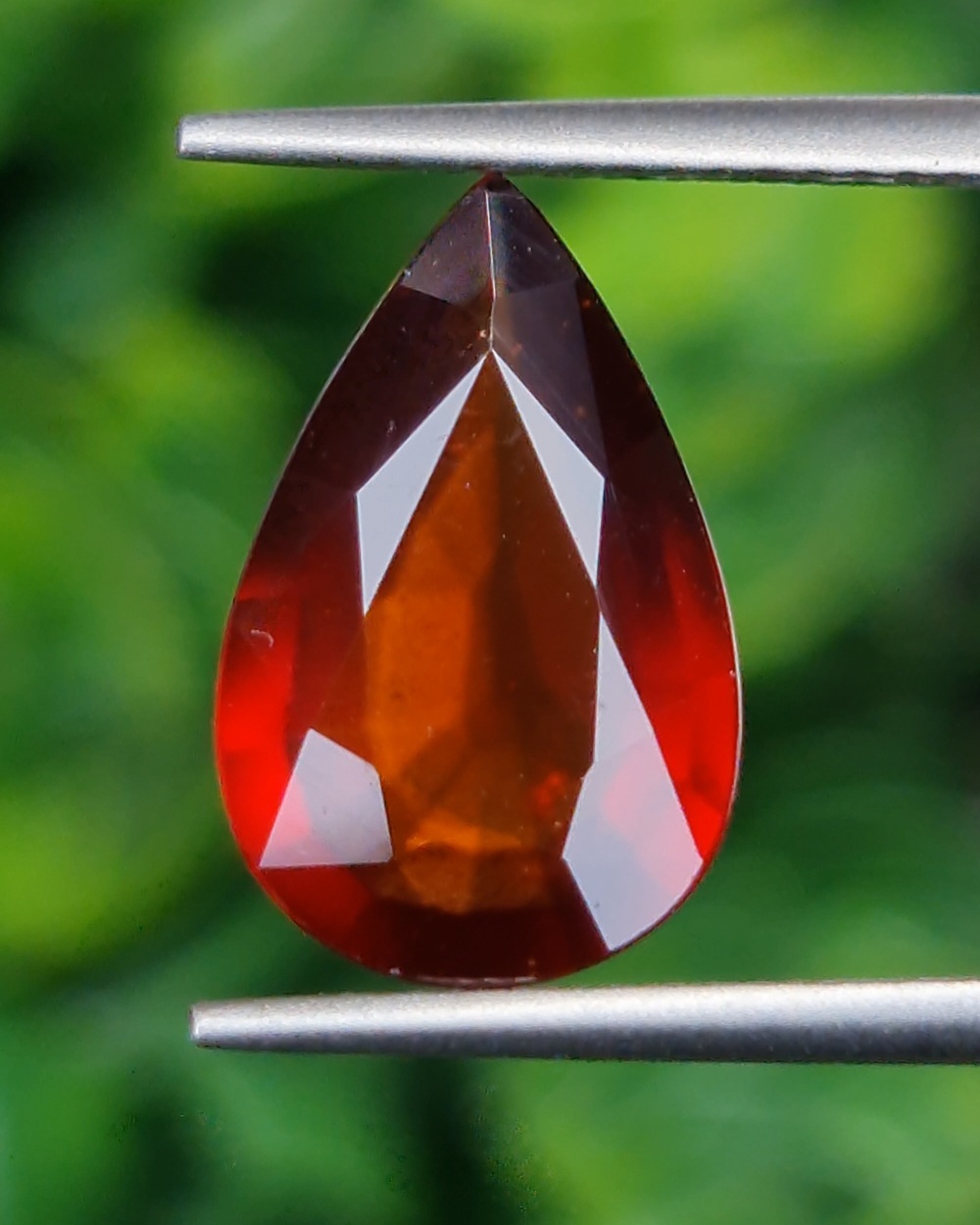 พลอย เฮลโซไนท์ การ์เน็ท Hessonite Garnet 4.00 กะรัต (Cts.) ดิบ Unheated พลอยแท้อัญมณีมงคล ประจําวันเกิด เครื่องประดับพลอย