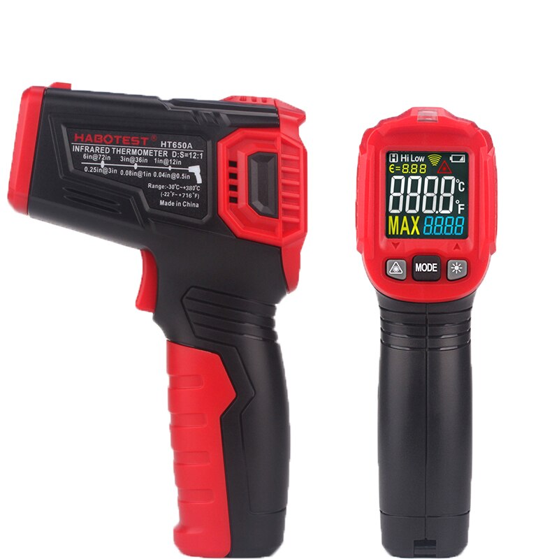 เลเซอร์วัดอุณหภูมิ อินฟราเรด HABOTEST รุ่น HT650A