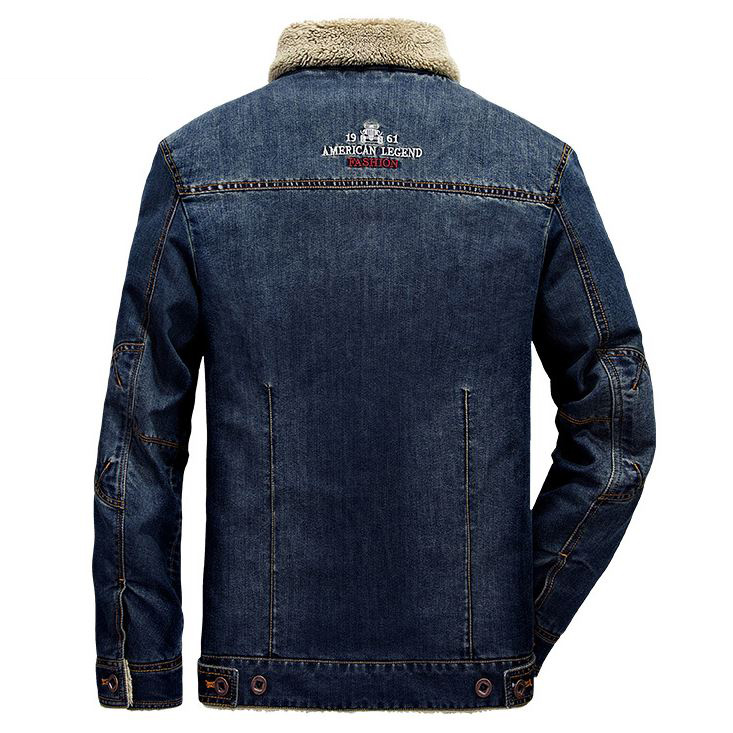 เสื้อแจ็กเก็ตยีนส์กันหนาวรุ่นหนา ซับขนนุ่ม (10181MM)