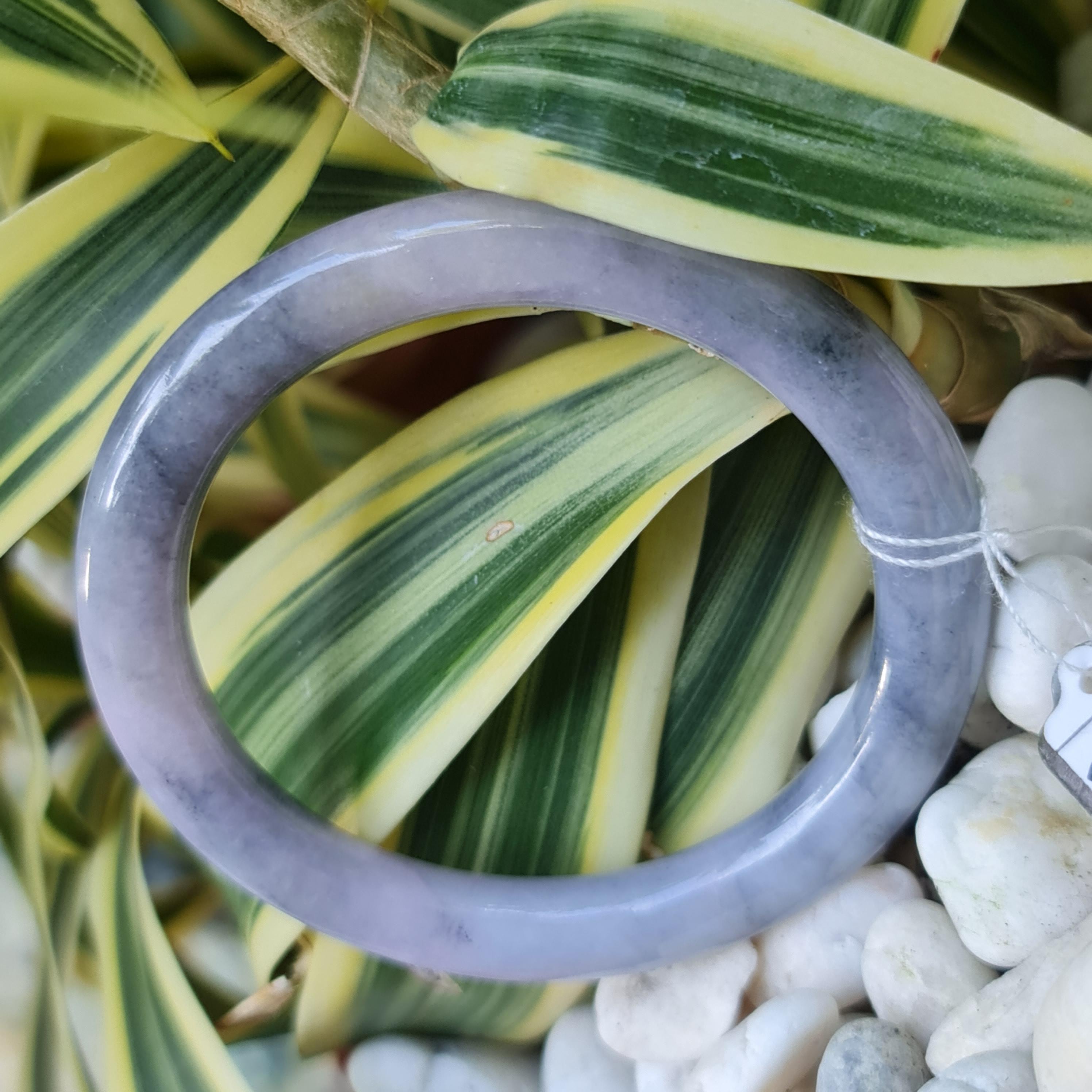 JB6711083 หยก พม่า แท้ Jade กำไลหยก (Jadeite bracelet) พม่า (Myanmar) 50.4 มม.