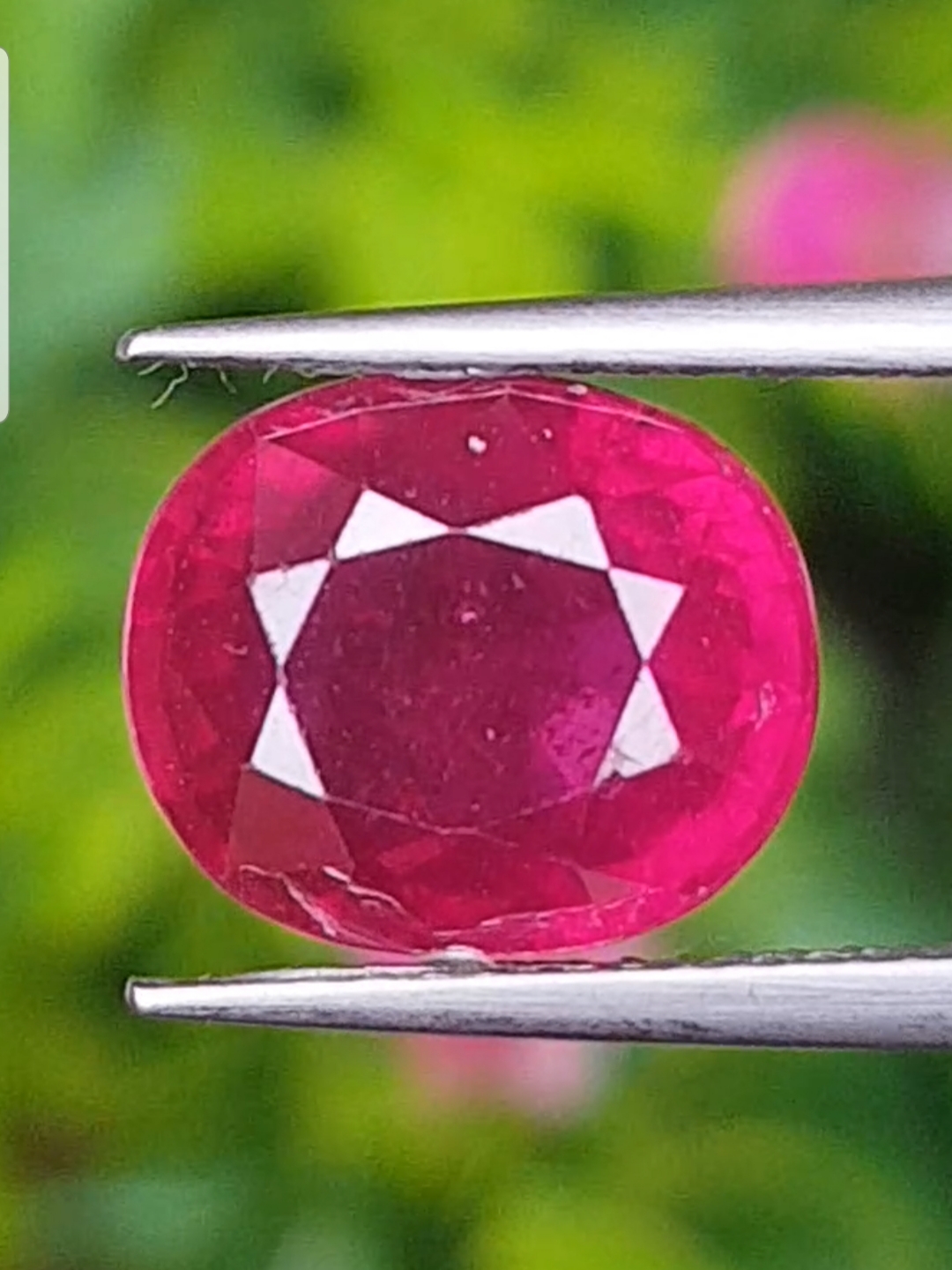 พลอย ทับทิม (Ruby Sapphire) 5.54 กะรัต (Cts.) พลอยแท้ อัญมณีมงคลประจําวันเกิด เครื่องประดับพลอย