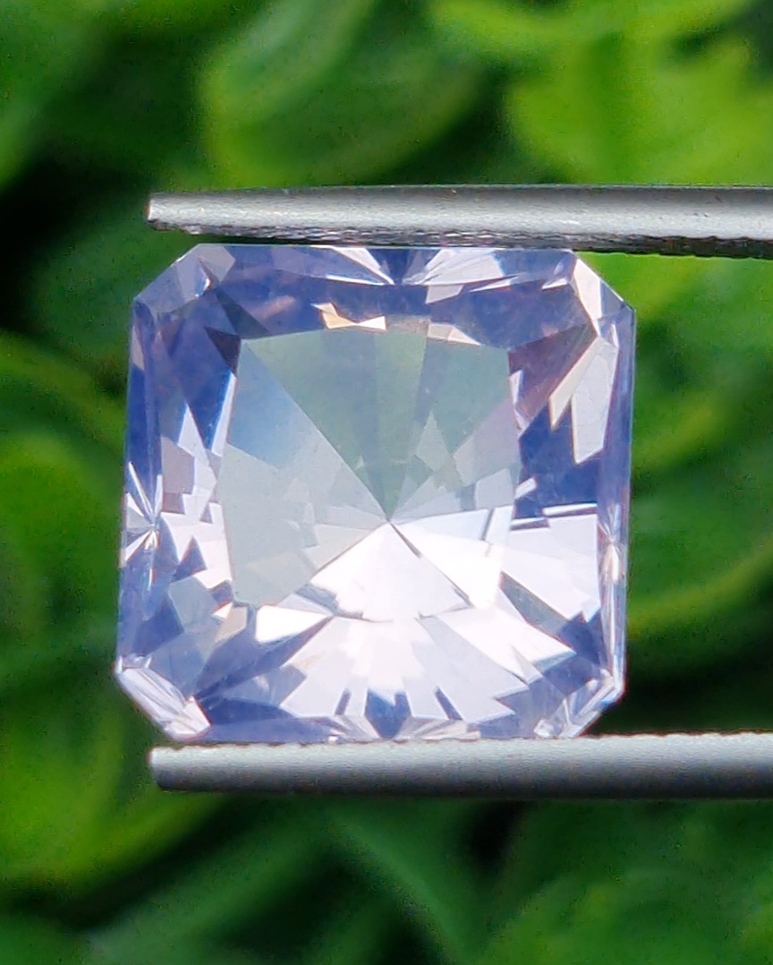 พลอย ลาเวนเดอร์ ควอตซ์ Lavender Quartz 9.355 กะรัต (Cts.) พลอยแท้ อัญมณีมงคลประจําวันเกิด เครื่องประดับพลอย