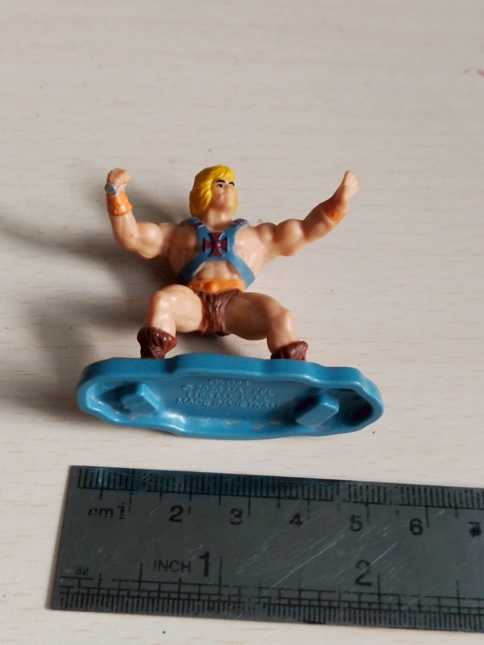 มีหลายภาพ ฟิกเกอร์ขนาดประมาณ 5 ซม. ฮีแมน **อาวุธหัก ของมีตามภาพ he-man