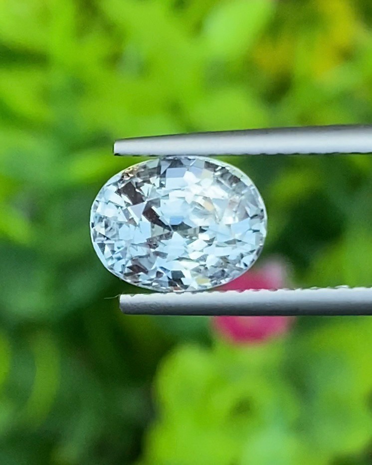 พลอย คัลเลอร์เชนจ์ แซฟไฟร์ Color Change Sapphire 2.77 กะรัต (Cts.) ดิบ พร้อมใบเซอร์ พลอยแท้ อัญมณีมงคลประจําวันเกิด เครื่องประดับพลอย