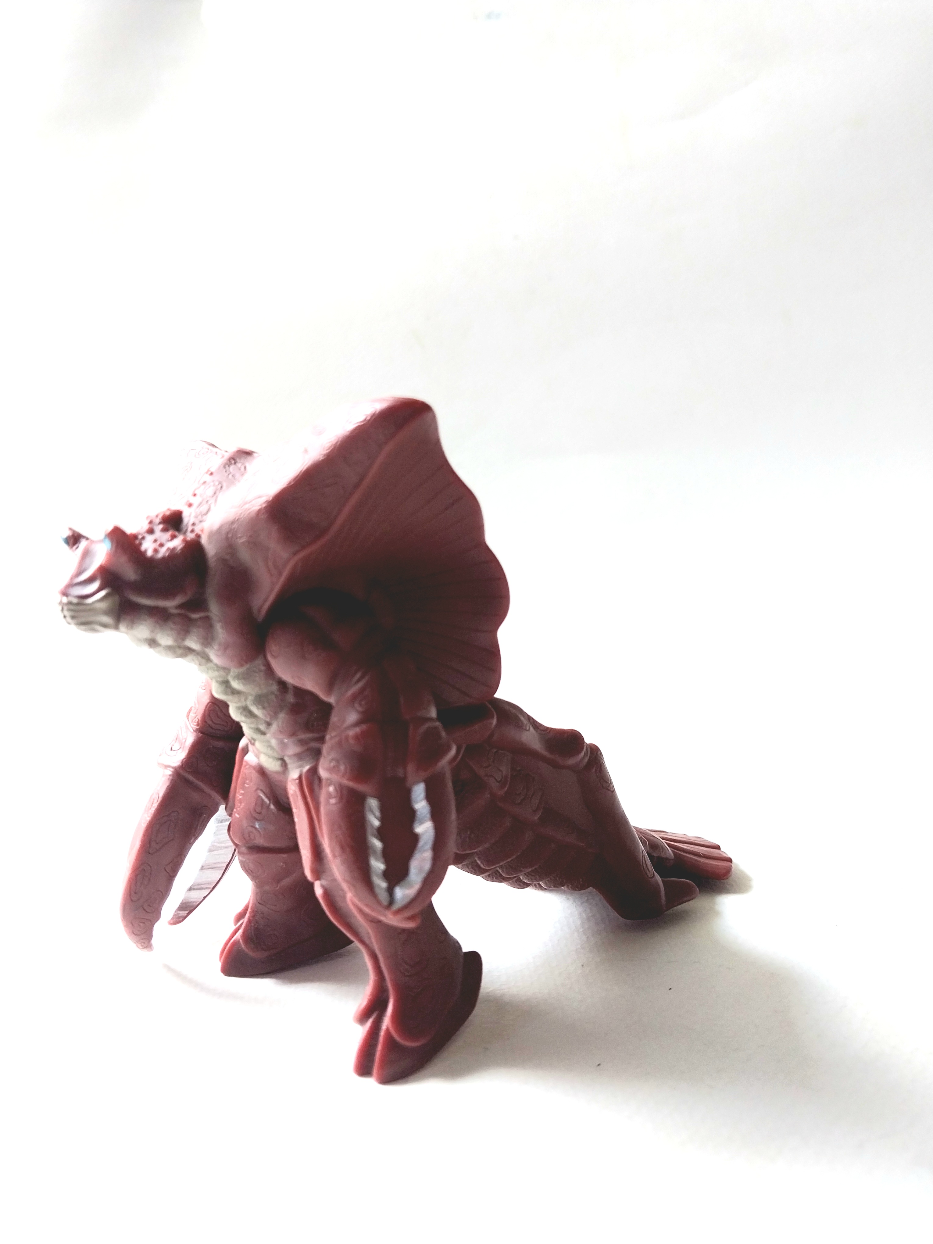 ซอฟ5นิ้ว สปาร์คดอล สัตว์ประหลาด เรคิวบัส จากอุลตร้าแมนไดน่า ขนาดตามรูป สภาพดี งาน bandai 1989 japan มีรอยบ้างขาย สติ๊กเกอร์อยู่ครบ