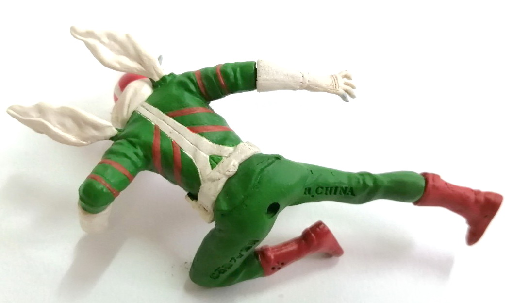 กาชาปอง ไรเดอร์ วี3 กระโดดเตะ ไม่มีฐานตั้ง สภาพเก่าเก็บ