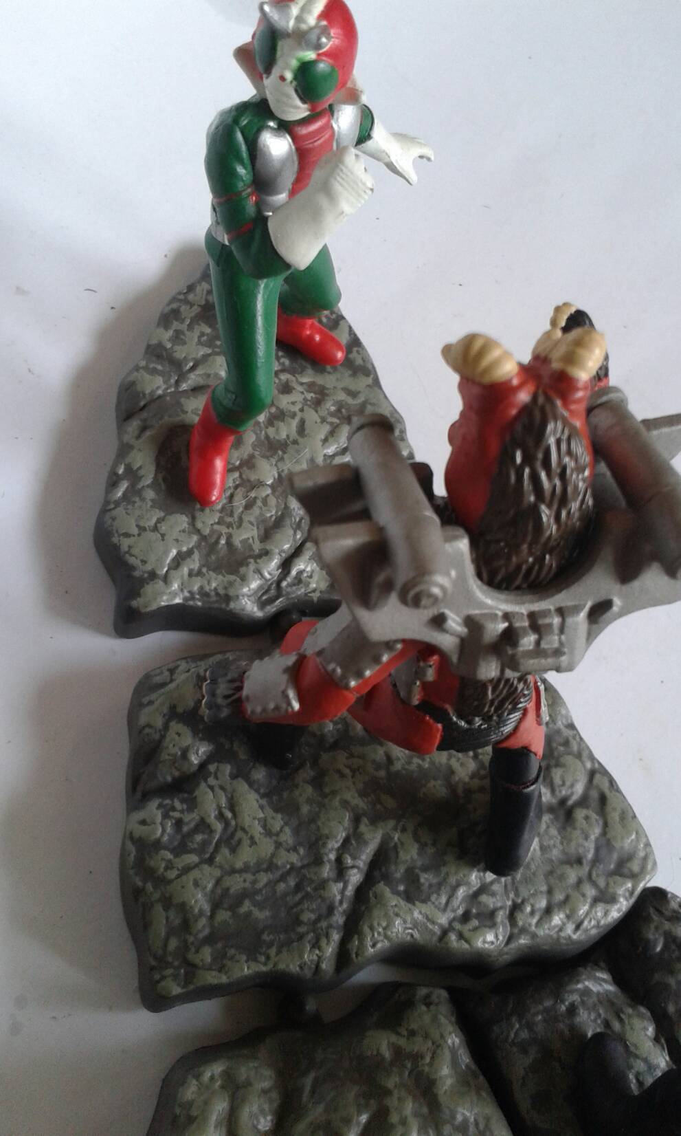 ชุดไดโอราม่ามดเขียววี3 'masked rider V3 Battle Diorama'