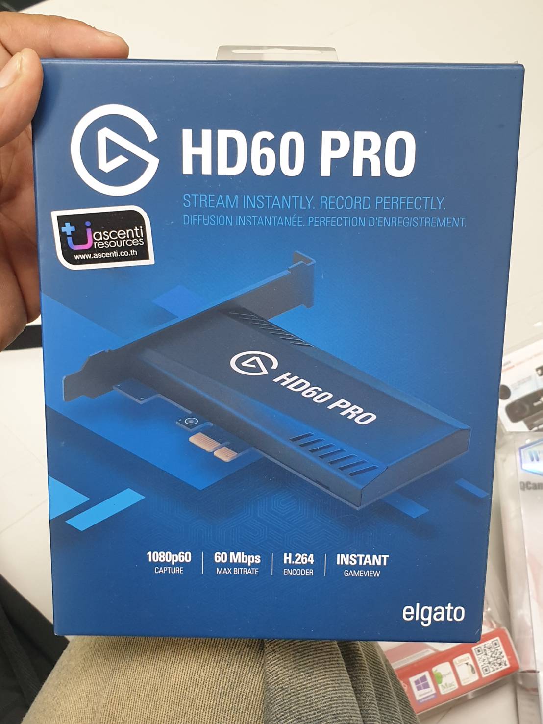 VIDEO CAPTURE DEVICE (อุปกรณ์จับภาพหน้าจอ) ELGATO HD60 PRO