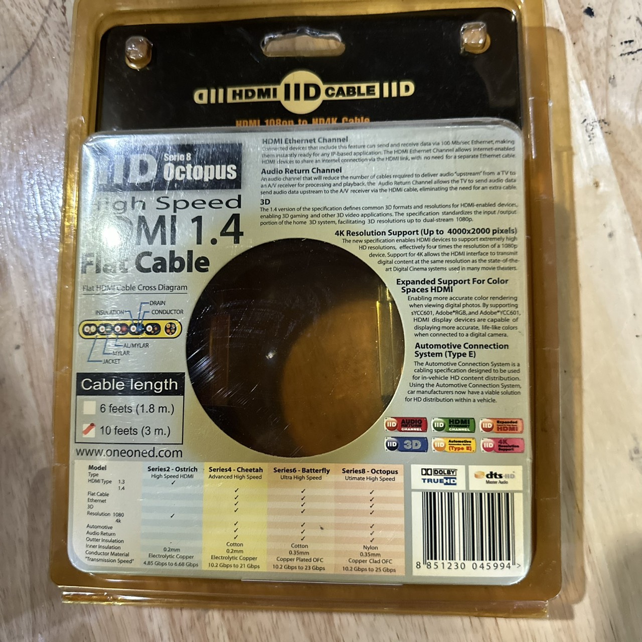 Octopus Serler 8 CF-830 สาย HDMI 1.4 ยาว 3M