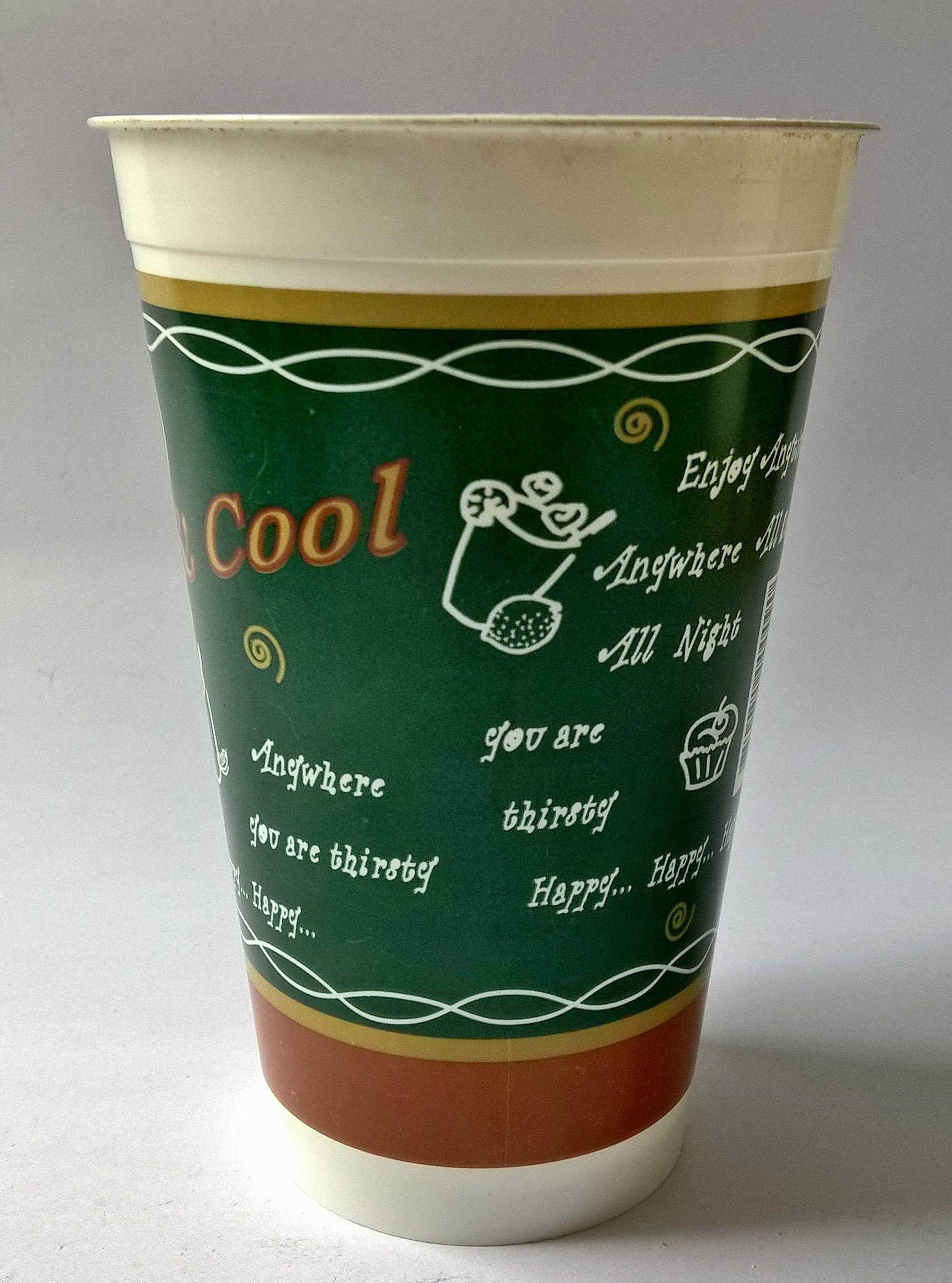 แก้วน้ำพลาสติก แก้วเครื่องดื่มเย็น Fresh and Cool งานเก่า ของสะสมจาก 7-11 ของเก่า โปรดตรวจสอบทุกภาพ