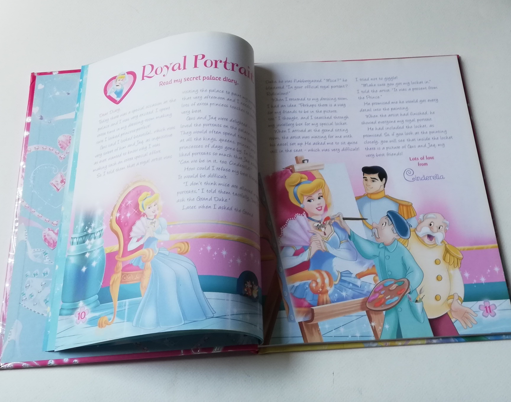 มีหลายภาพ,หนังสือภาพสวย เล่มใหญ่ ปกแข็ง นิทานและเกมส์ เจ้าหญิงดิสนีย์ ภาษาอังกฤษ Disney Princess Annual 2010 :- สโนไวท์ ออโรร่า ซินเดอเรลล่า แอเรียล แบลล์ และ จัสมิน จาก อลาดิน