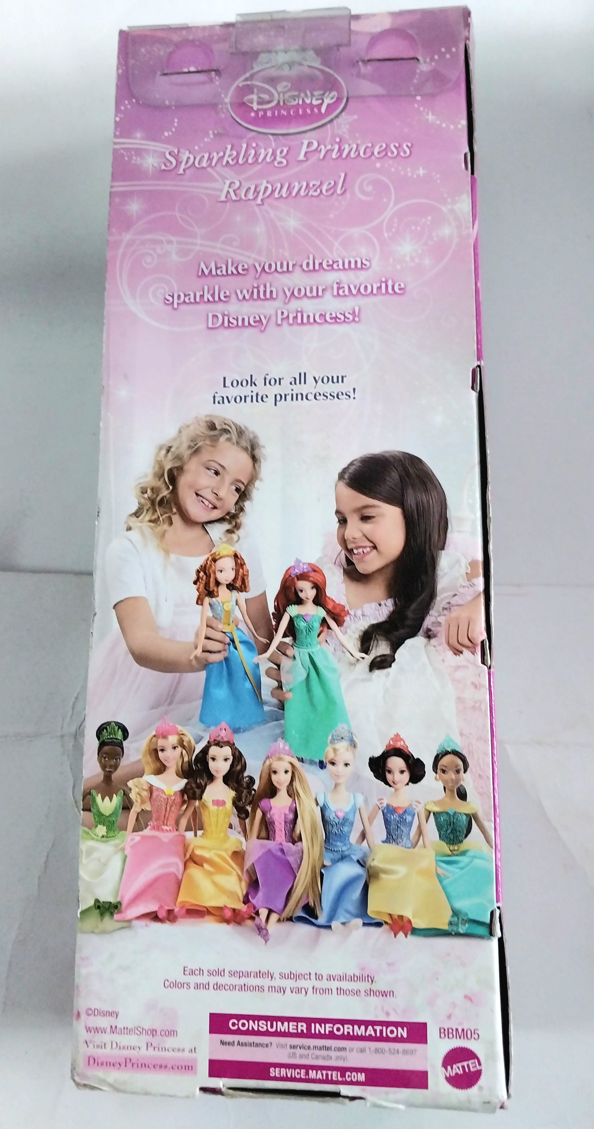 มือ1 ของสะสมงานเก่ากล่องมีตำหนิ โปรดดูทุกภาพ #เจ้าหญิงราพันเซล #ราปุนเซล #RapunzelMattel **กล่องมีตำหนิ.