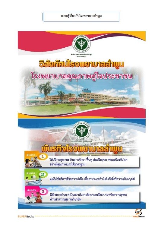 แนวข้อสอบ นักวิชาการเงินและบัญชี โรงพยาบาลลำพูน