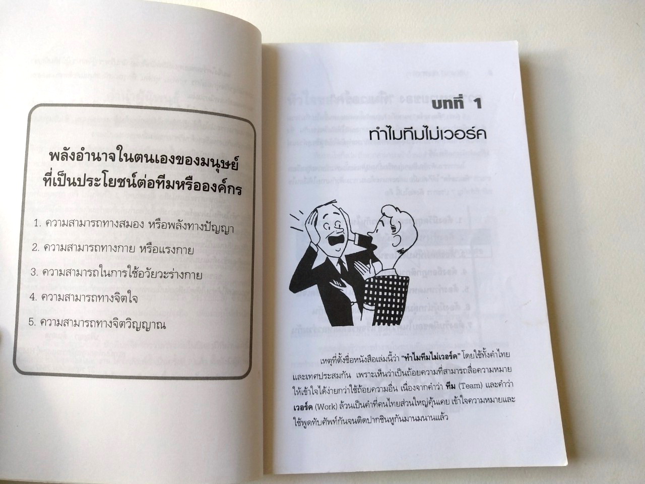 หนังสือเก่าแนวการบริหารทีมงาน **ปกมีรอยเหลืองกว่าภาพ พิมพ์ครั้งที่ 3 กันยายน 2547 "ทำไมทีมไม่เวอร์ค" หนังสือดีที่ฝรั่งยังต้องอ่าน หลักการสร้างคนให้เป็นทีมแบบมืออาชีพ,หลักการสร้างจิตสำนึกแห่งหมู่คณะ,หลักการสร้างจิตสำนึกแห่งคุณภาพ,เทคนิคการบูรณากา