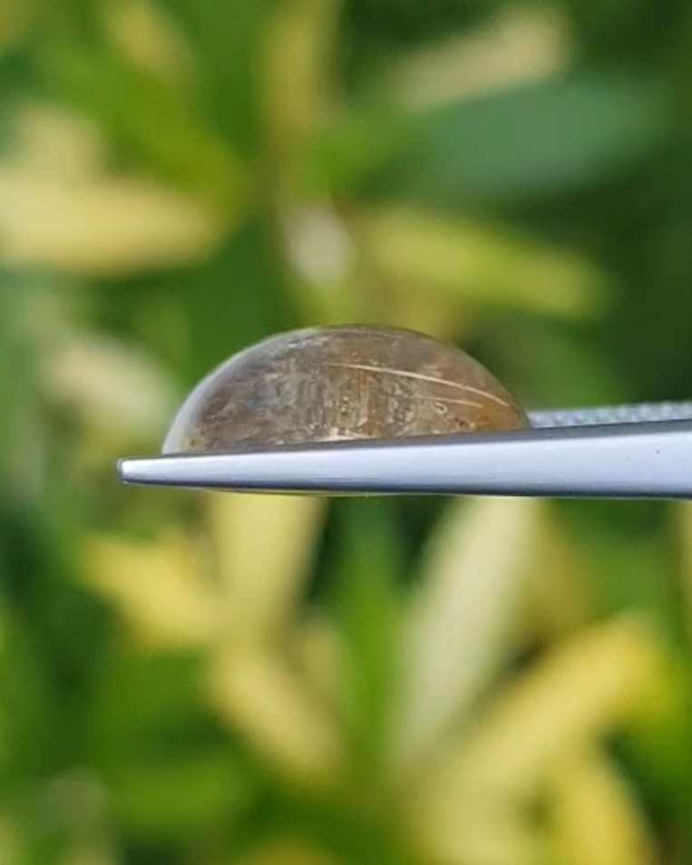 ไหมทอง ควอตซ์ Golden Rutilated Quartz 10.48 กะรัต Cts.พลอยแท้ อัญมณีมงคลประจําวันเกิด เครื่องประดับพลอย