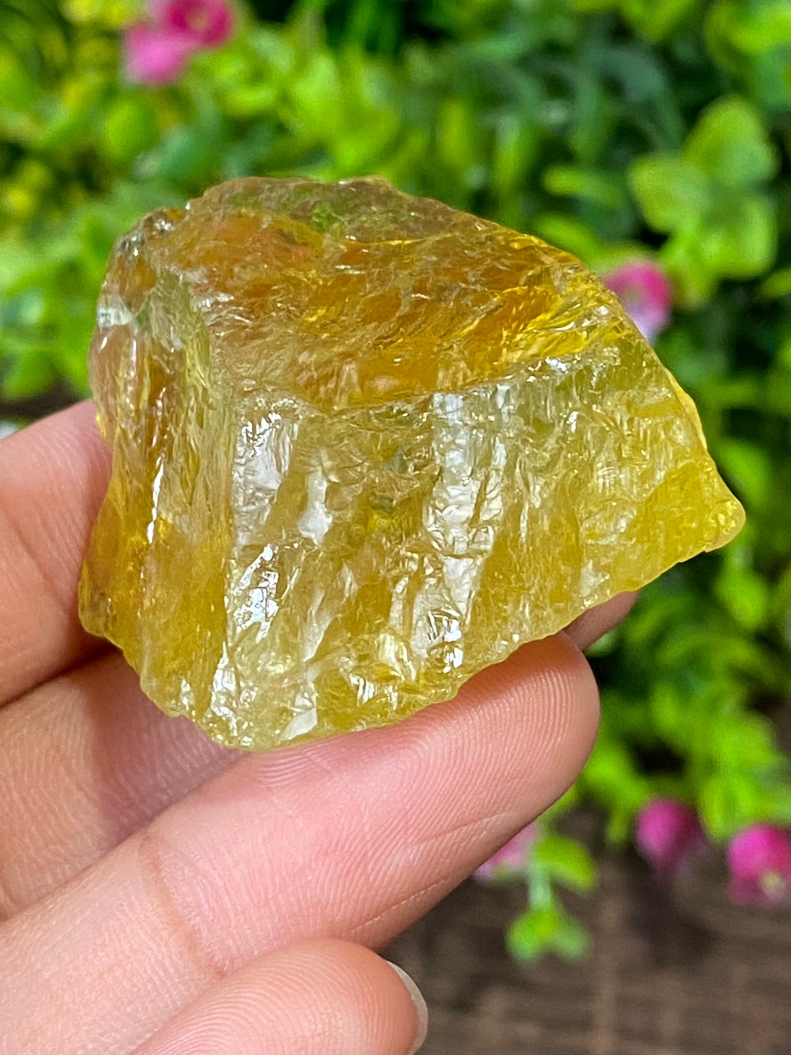 ก้อน เลมอนควอตซ์ Lemon Quartz Rough 205.62 กะรัต (Cts.) พลอยแท้ อัญมณีมงคลประจําวันเกิด เครื่องประดับพลอย