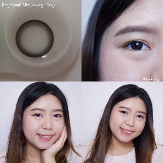 Kitty kawaii สีเทา