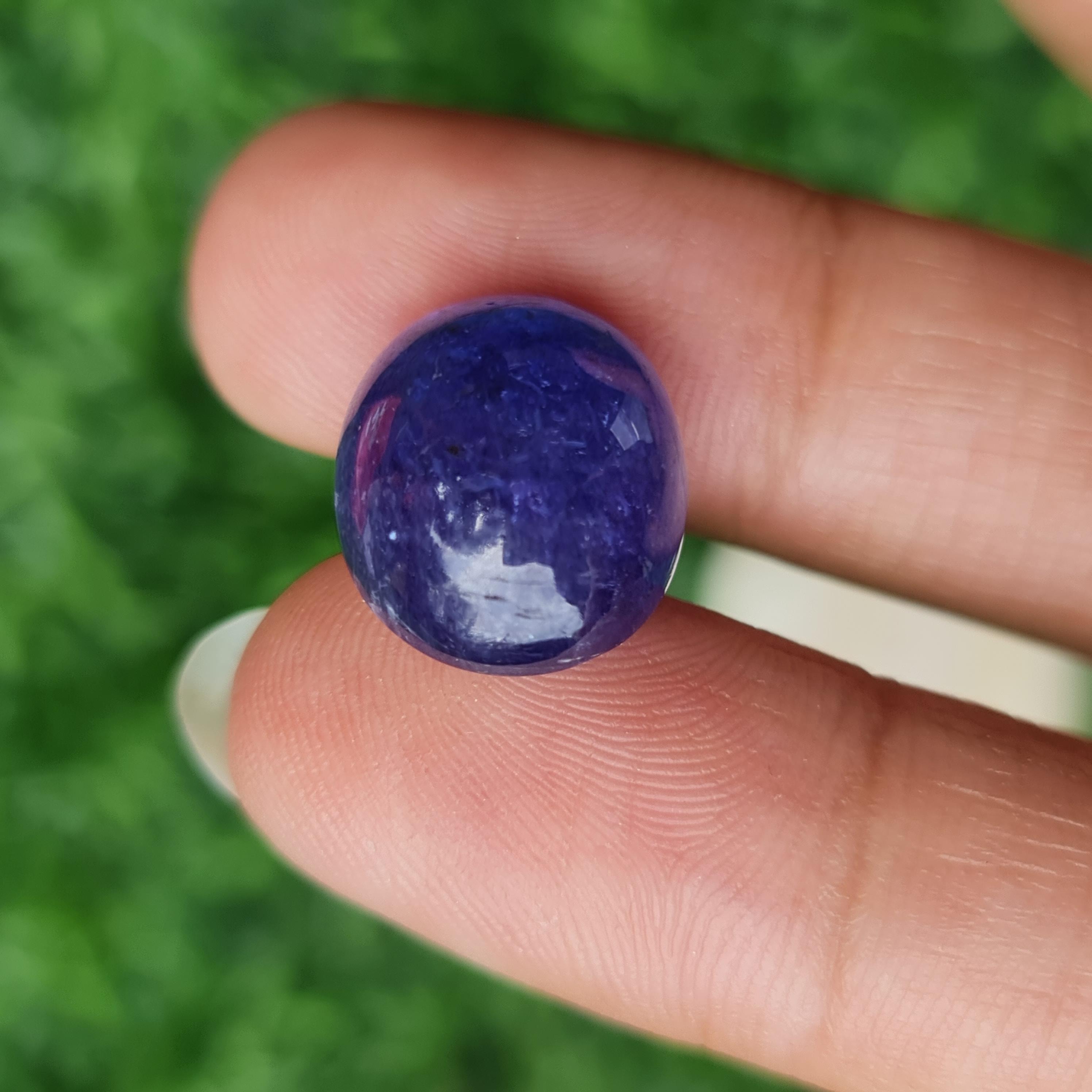 พลอย แทนซาไนท์ Tanzanite 15.79 กะรัต (Cts.) พลอยแท้ อัญมณีมงคลประจําวันเกิด เครื่องประดับพลอย