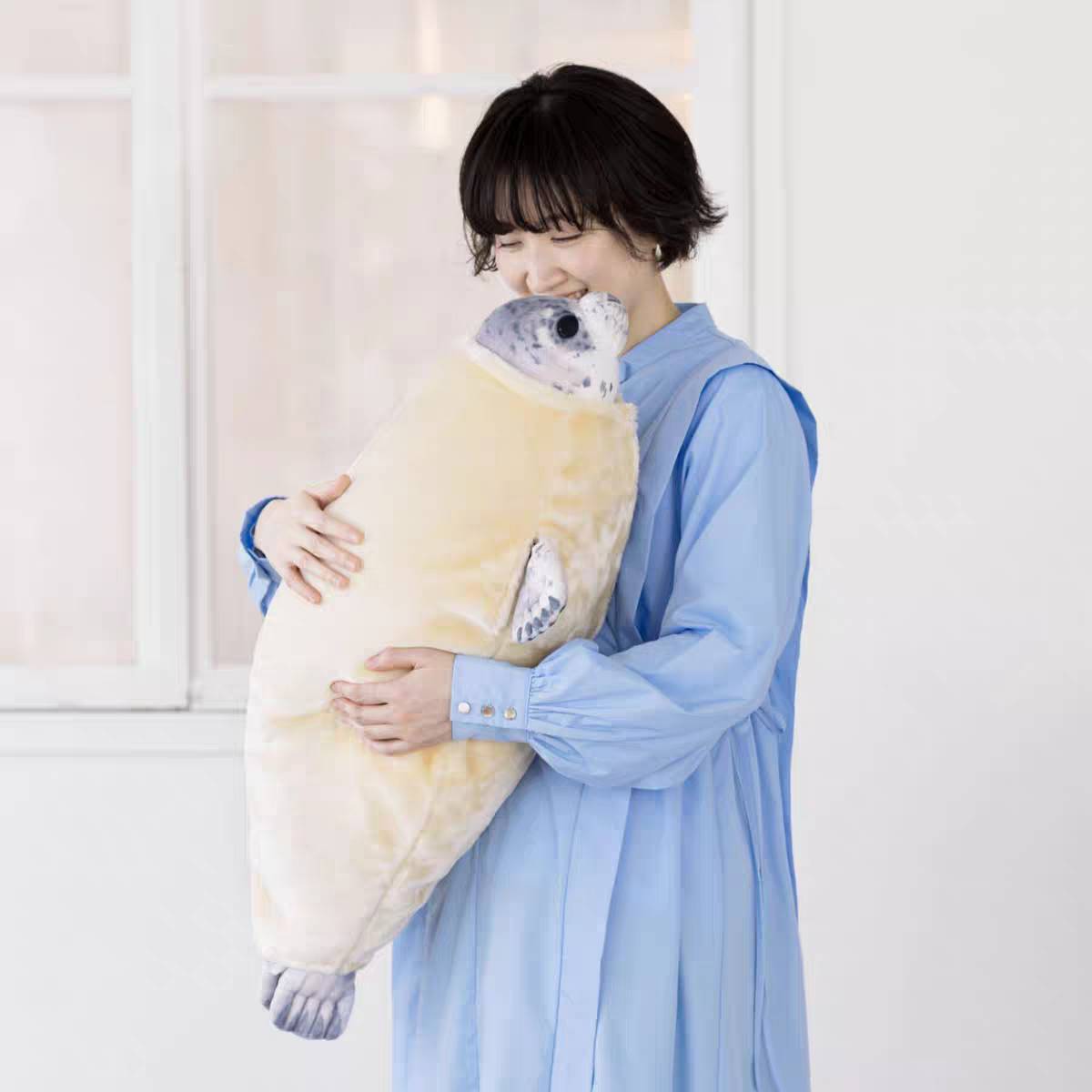 (PRE-ORDER) ตุ๊กตา แมวน้ำชุบแป้งทอด