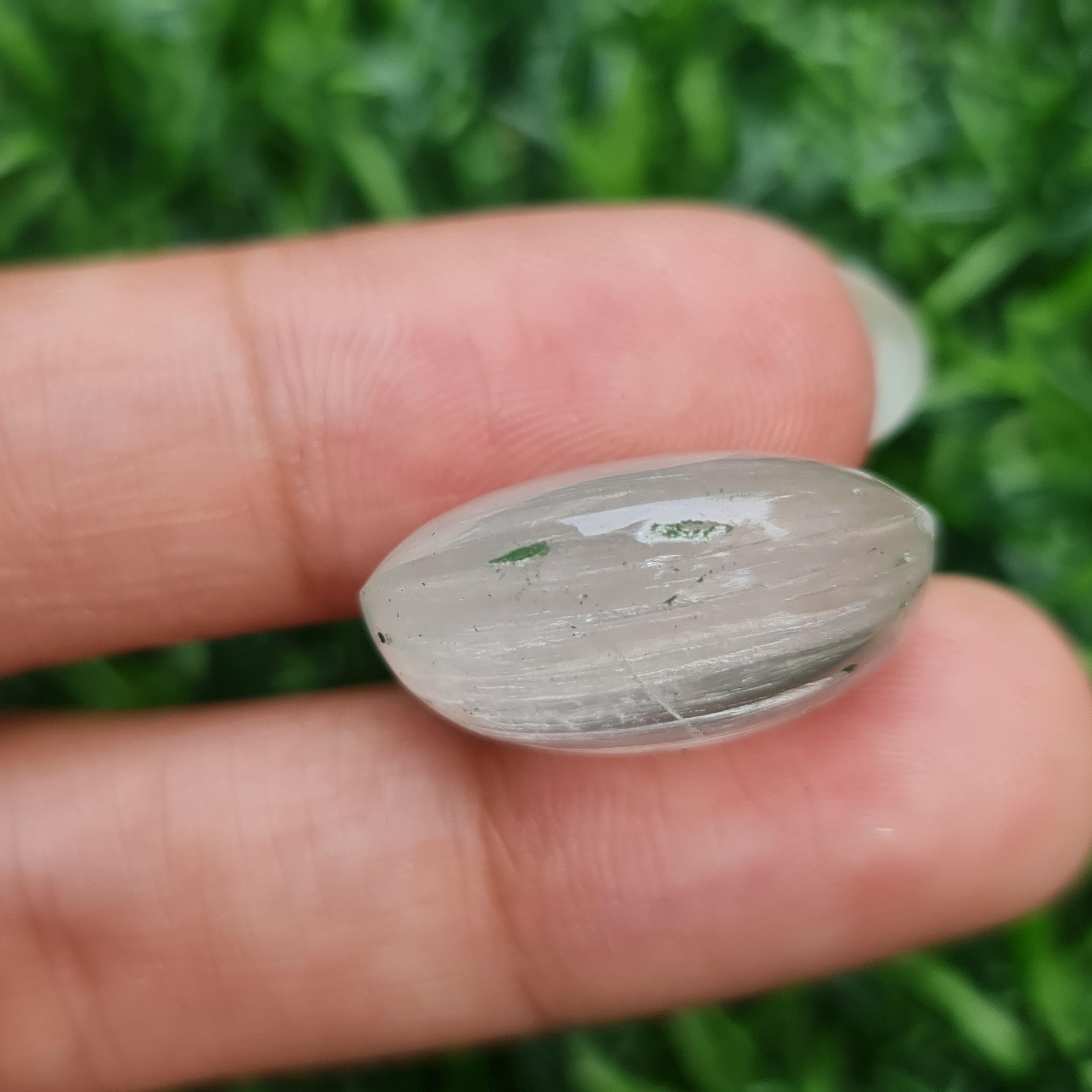 โป่งข่าม ควอตซ์ Rutilated Quartz 27.49 กะรัต Cts. พลอยแท้ อัญมณีมงคลประจําวันเกิด เครื่องประดับพลอย