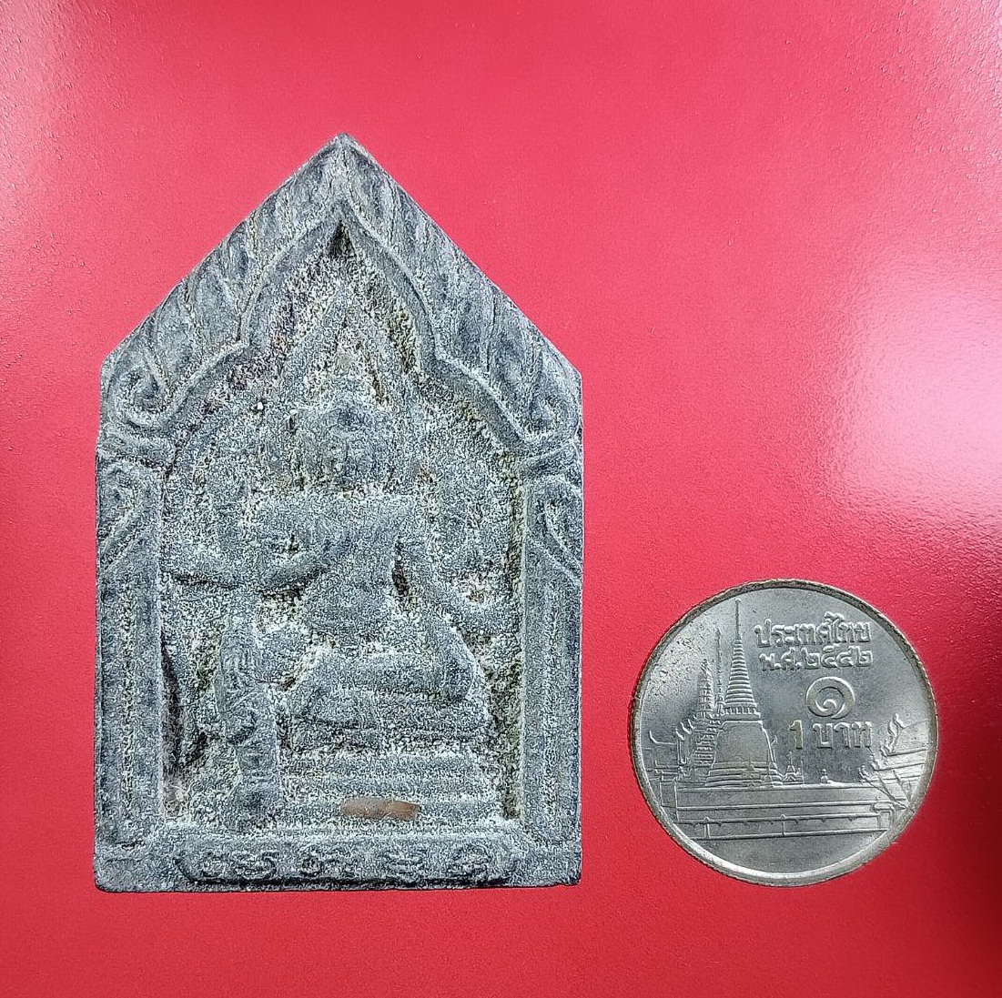 ผ3055 พระพรหม หลวงพ่อประทุม วัดขั้วตาหนู จ.สุพรรณบุรี รุ่นแรก ฝังตะกรุด ศิษย์สายหลวงปู่ดู่ วัดสะแก