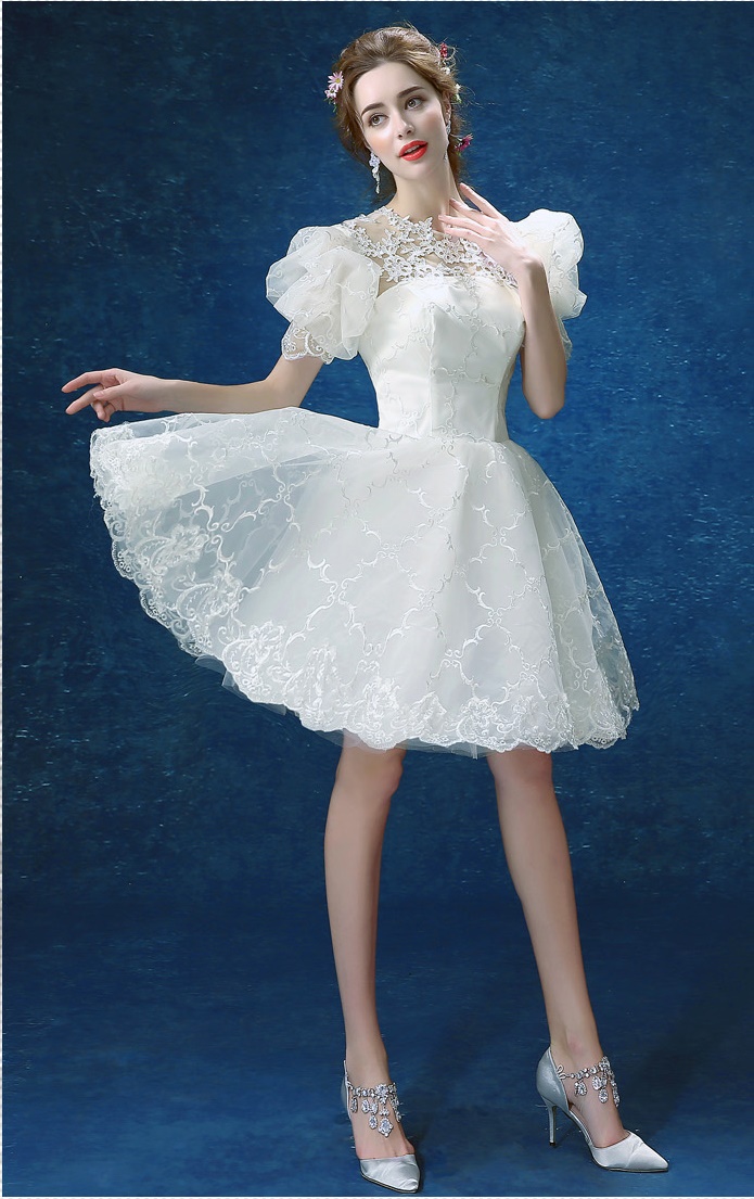 ชุดแต่งงาน แขนตุ๊กตา