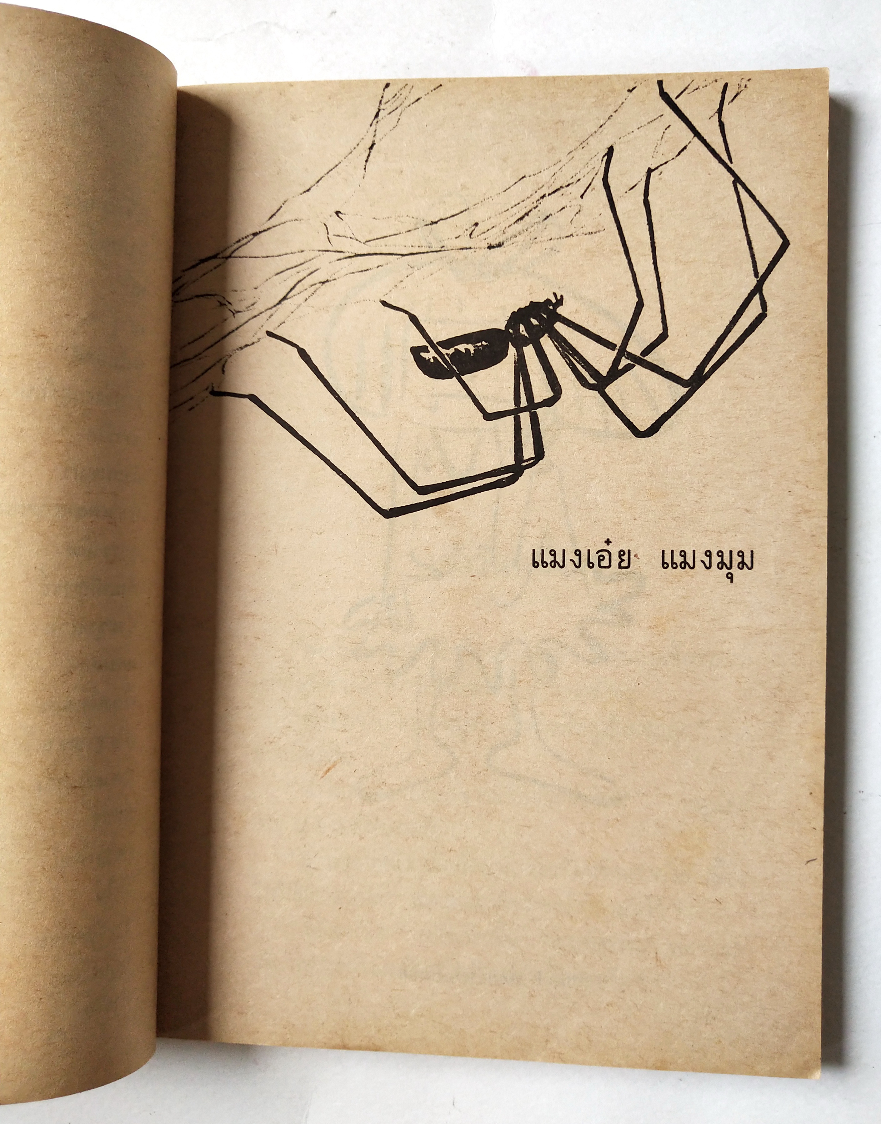 หนังสืออ่านนอกเวลาเก่า แมงมุมเพื่อนรัก แปลจาก Charotte's Web ของ E.B. WHITE โดย มัลลิกา พ.ศ. ๒๕๒๙