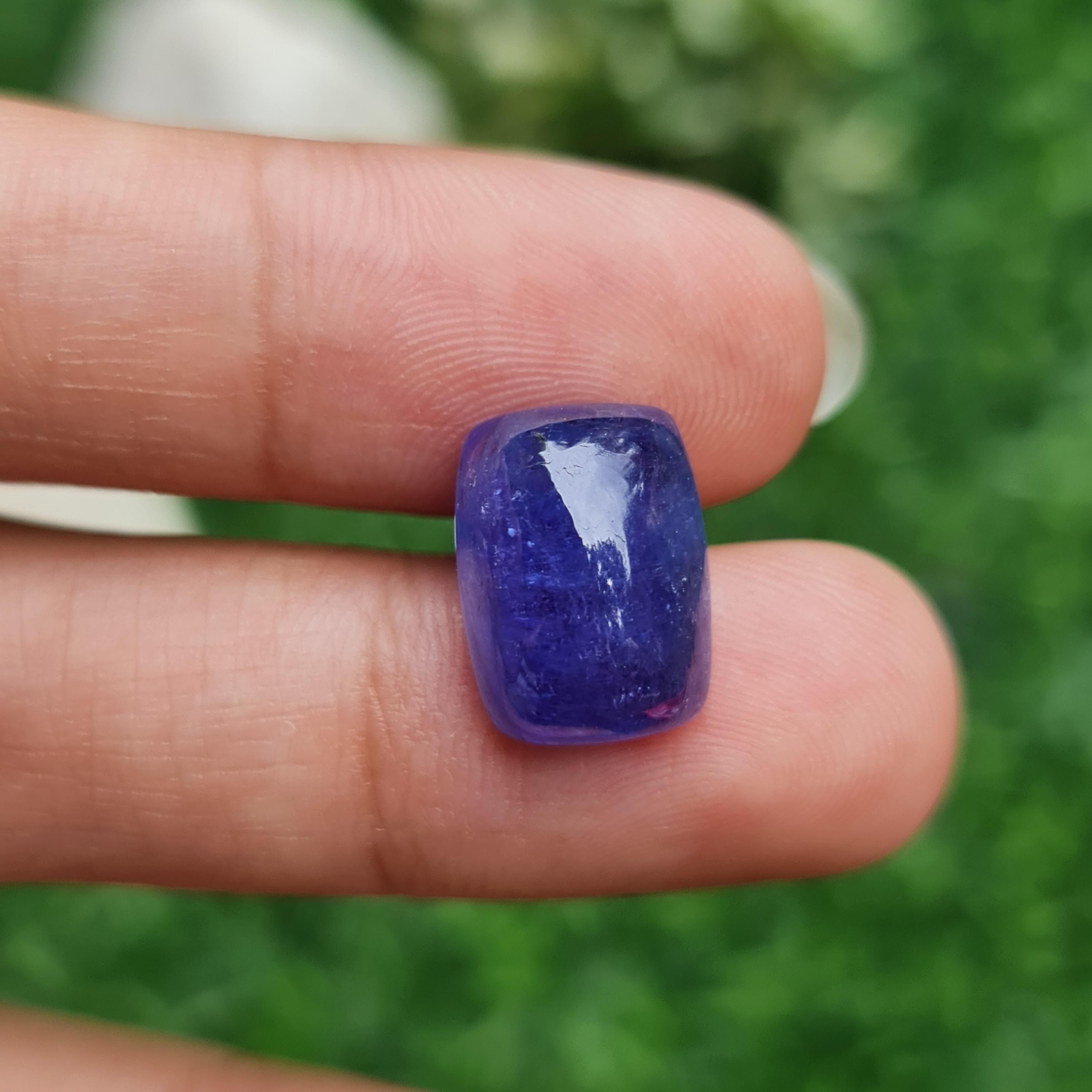 พลอย แทนซาไนท์ Tanzanite 11.69 กะรัต (Cts.) พลอยแท้ อัญมณีมงคลประจําวันเกิด เครื่องประดับพลอย