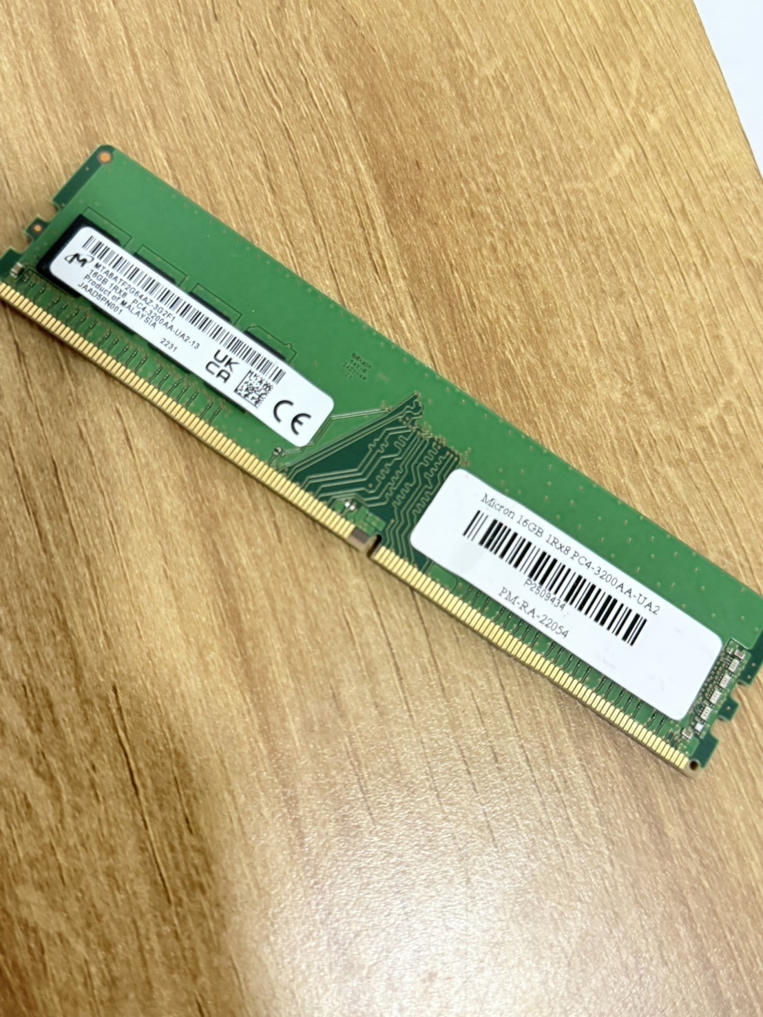 Ram PC Micron 16GB 1Rx8 PC4-3200AA-UA2
