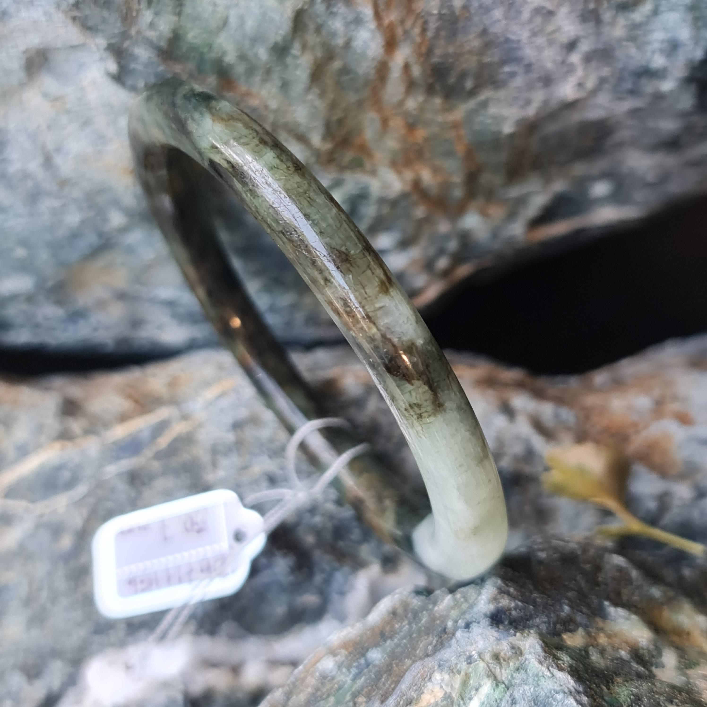 JB6711156 หยก พม่า แท้ Jade กำไลหยก (Jadeite bracelet) พม่า (Myanmar) 50.7 มม.