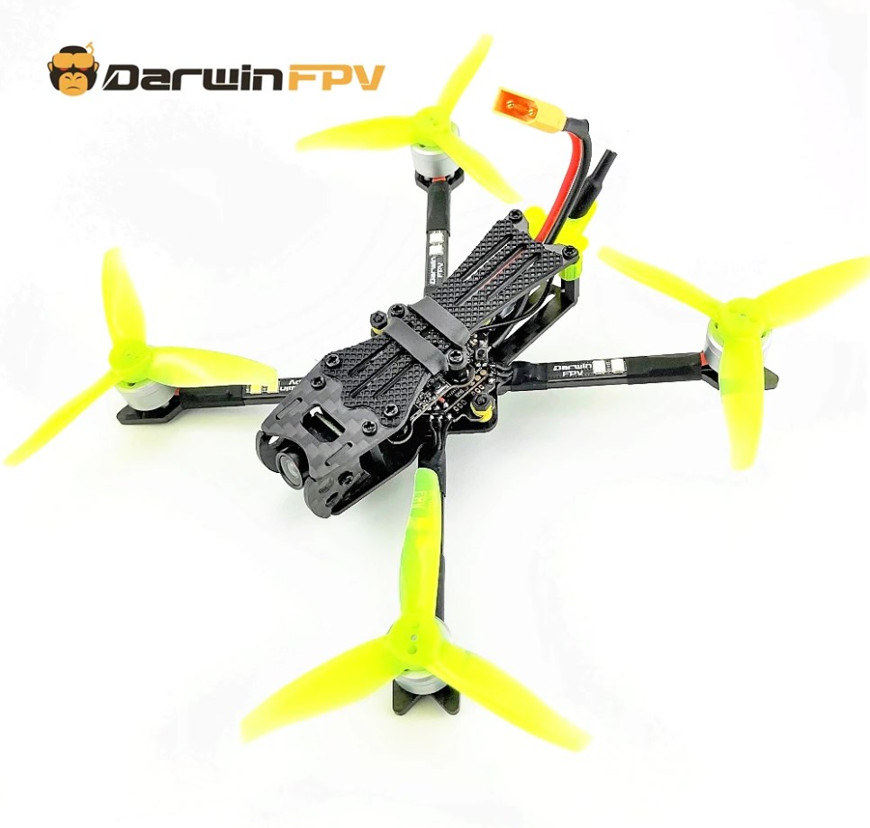 โดรนซิ่ง DarwinFPV BabyApe PRO 3'' สีเขียว รุ่นอัพกล้องเป็น Caddx ละเอียด 1200TVL ชุด PNP และชุด RTF พร้อมบิน