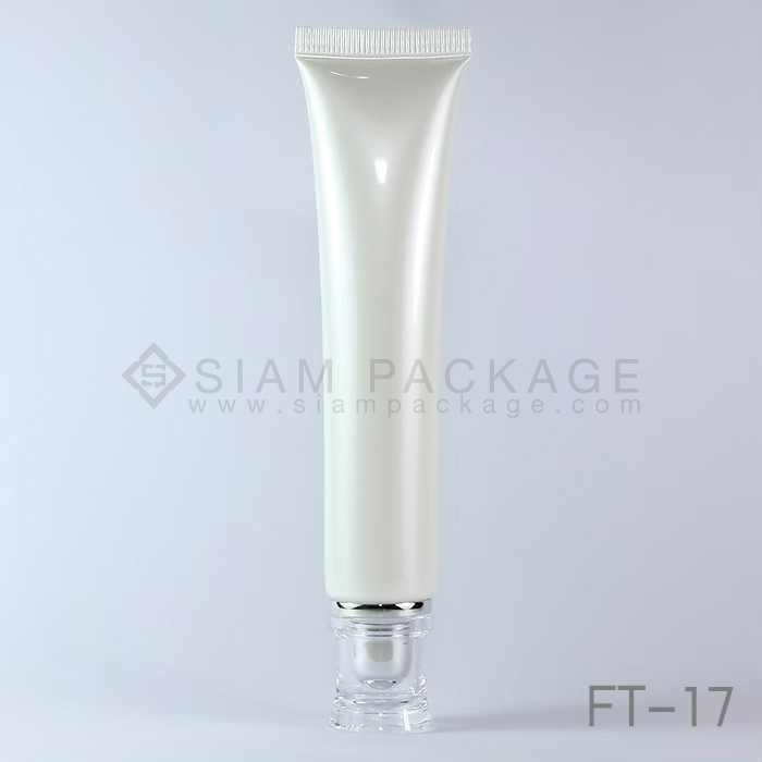 หลอดโฟมสีทอง หลอดครีม รหัส FT-17-30g