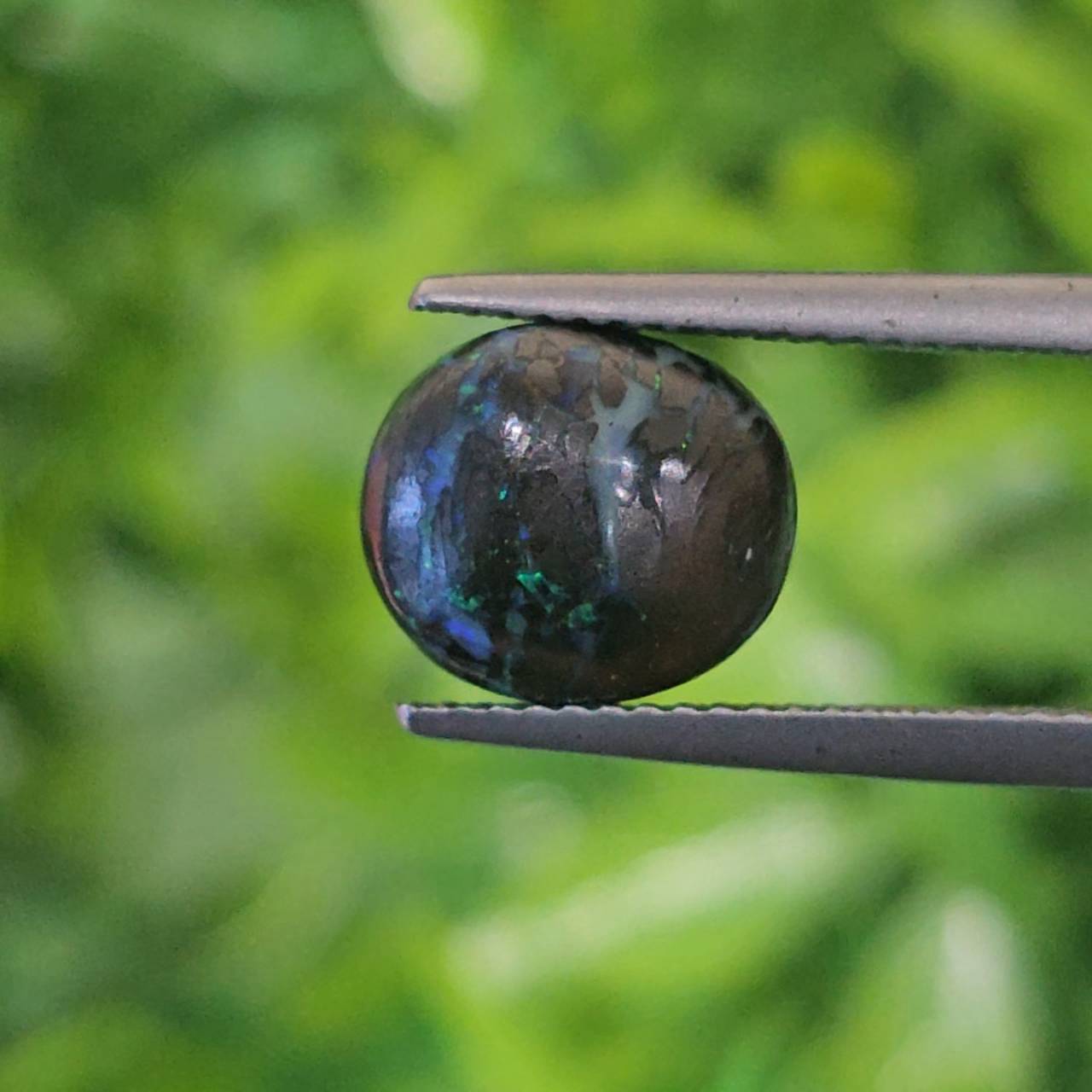 พลอย โบลเดอร์ โอปอล ออสเตรเลีย Australian Boulder Opal 5.06 กะรัต (Cts.) พลอยแท้ อัญมณีมงคลประจําวันเกิด เครื่องประดับพลอย