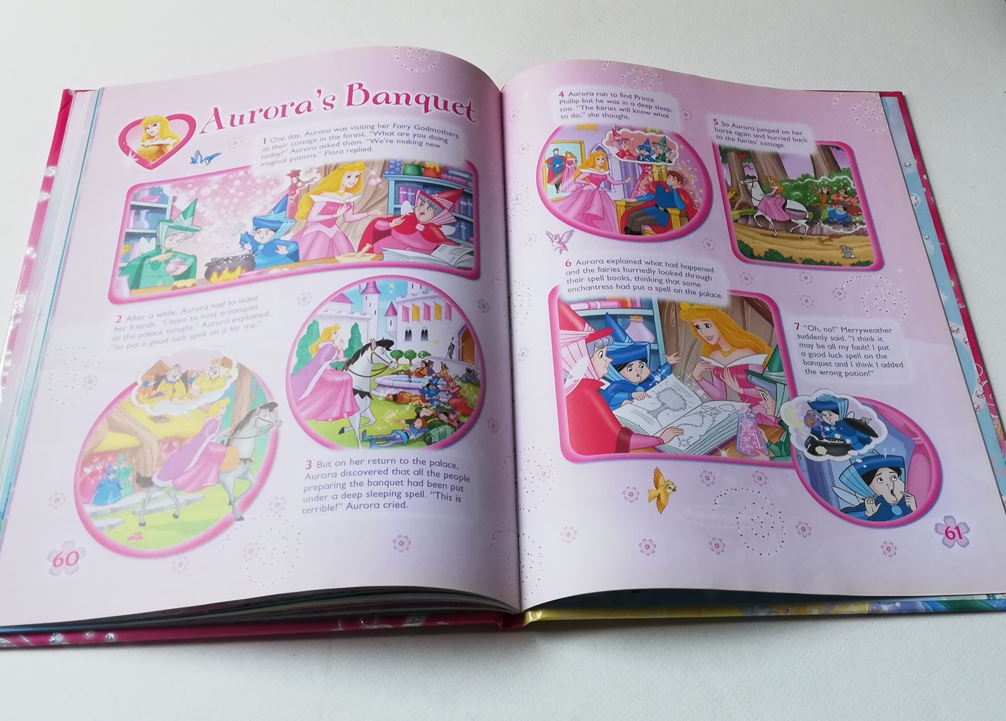 มีหลายภาพ,หนังสือภาพสวย เล่มใหญ่ ปกแข็ง นิทานและเกมส์ เจ้าหญิงดิสนีย์ ภาษาอังกฤษ Disney Princess Annual 2010 :- สโนไวท์ ออโรร่า ซินเดอเรลล่า แอเรียล แบลล์ และ จัสมิน จาก อลาดิน