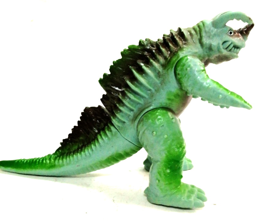 ซอฟ5.5-6นิ้ว สัตว์ประหลาด* มีรอยตำหนิเป็นรอยปากกาที่ใต้ฝ่าเท้า, เนรองก้า bandai kaiju จากภาพยนตร์อุลตร้าแมนคนแรก ตัวนี้เป็นซอฟเก่า ปี 1983 สภาพเก่าเก็บสะสมหายาก เป็นbandai japan