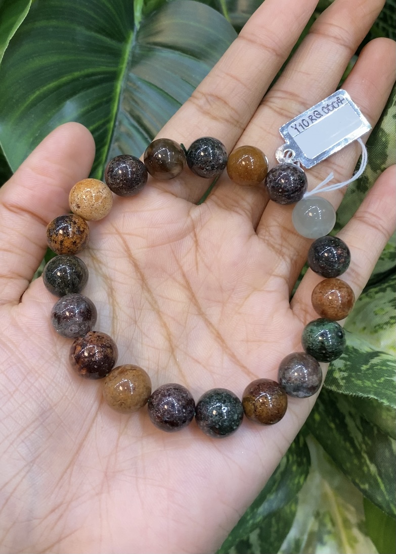 กำไลพลอยแท้ โป่งข่าม Phantom Quartz Bracelet