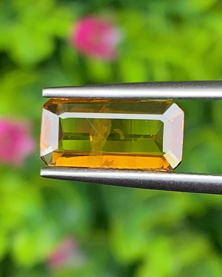 พลอย บุษราคัม Yellow Sapphire 1.47 กะรัต (Cts.) พลอยแท้ อัญมณีมงคลประจําวันเกิด เครื่องประดับพลอย