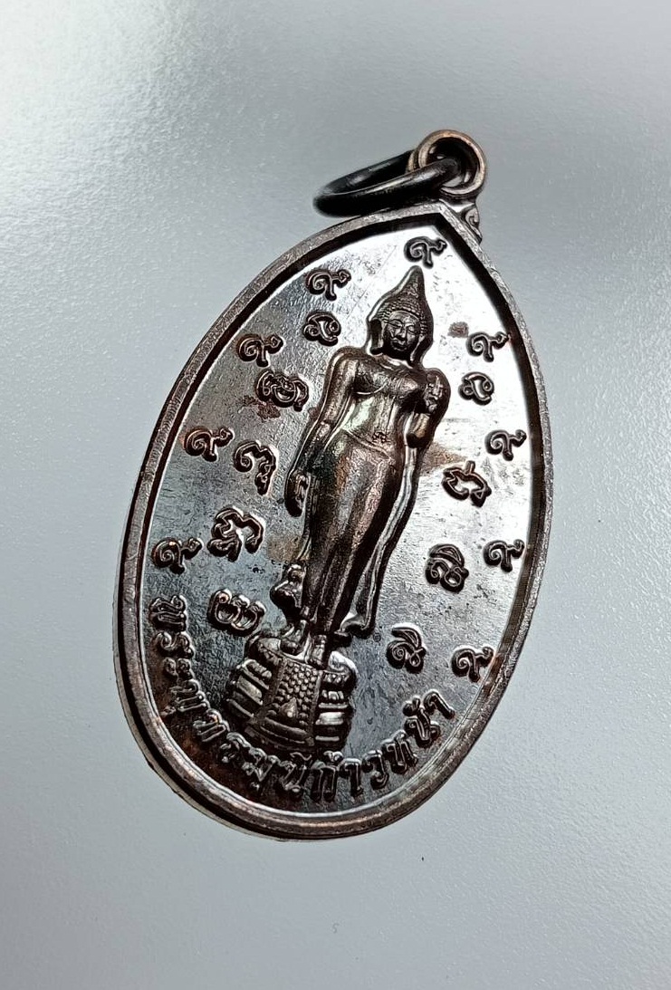 A7556 พระพุทธมุนีก้าวหน้า หลังพระเศรษฐีนวโกฏิ วัดดอนประดิษฐาราม จ.ร้อยเอ็ด