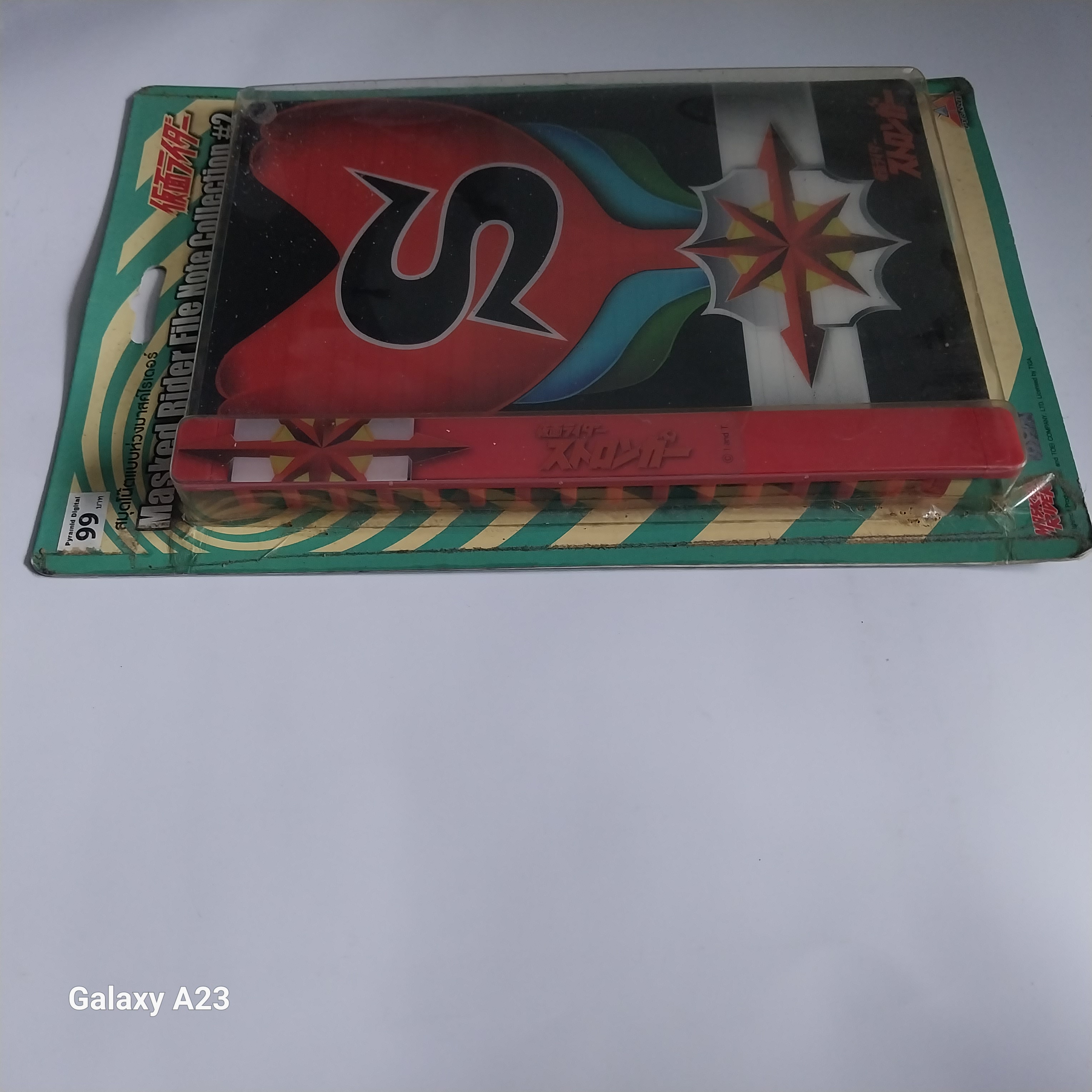 มือหนึ่งเก่าเก็บ แพ็คเกจมีตำหนิ ไม่เคยแกะ สมุดโน๊ต Rider Stronger ไรเดอร์สตรองเกอร์ โชวะไรเดอร์