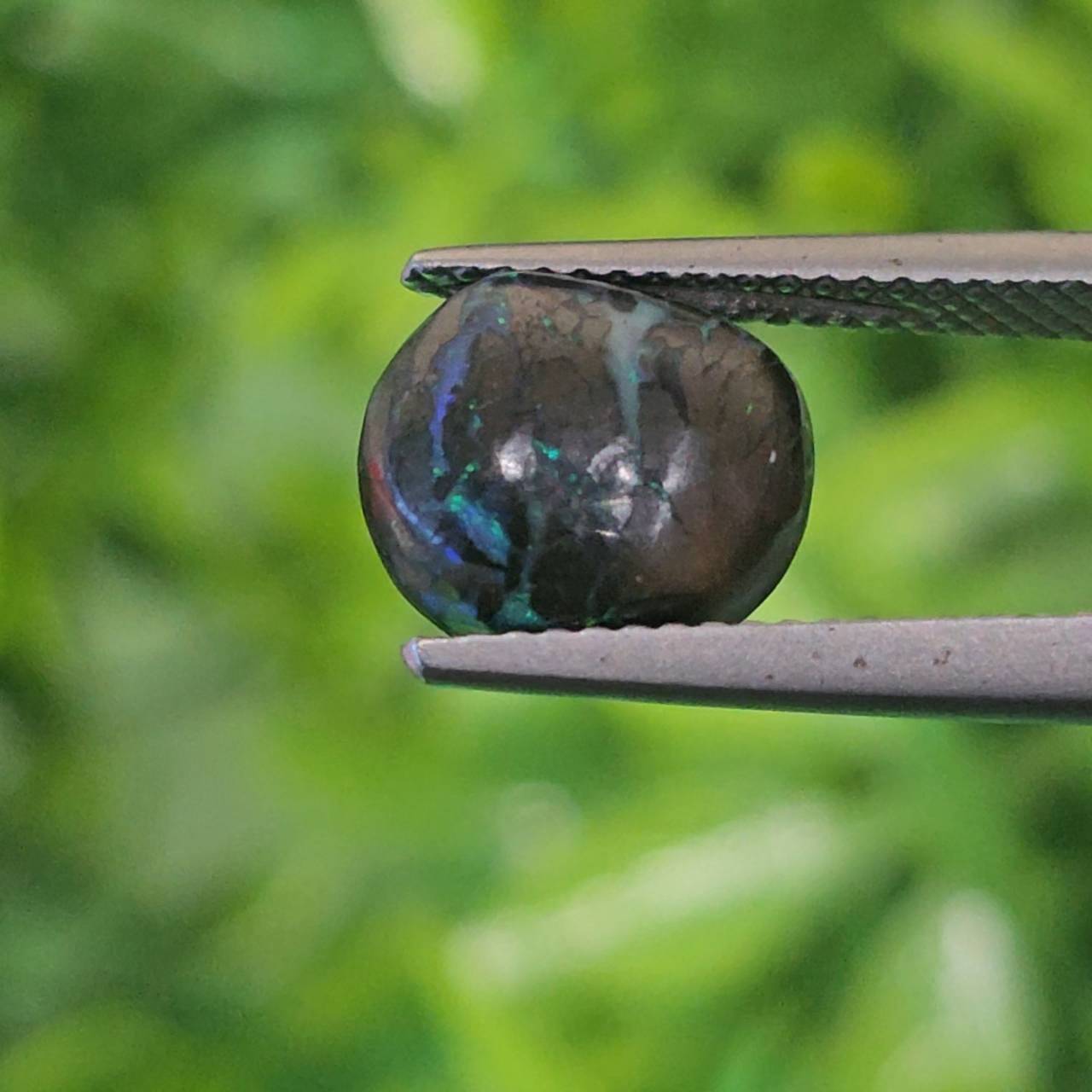 พลอย โบลเดอร์ โอปอล ออสเตรเลีย Australian Boulder Opal 5.06 กะรัต (Cts.) พลอยแท้ อัญมณีมงคลประจําวันเกิด เครื่องประดับพลอย