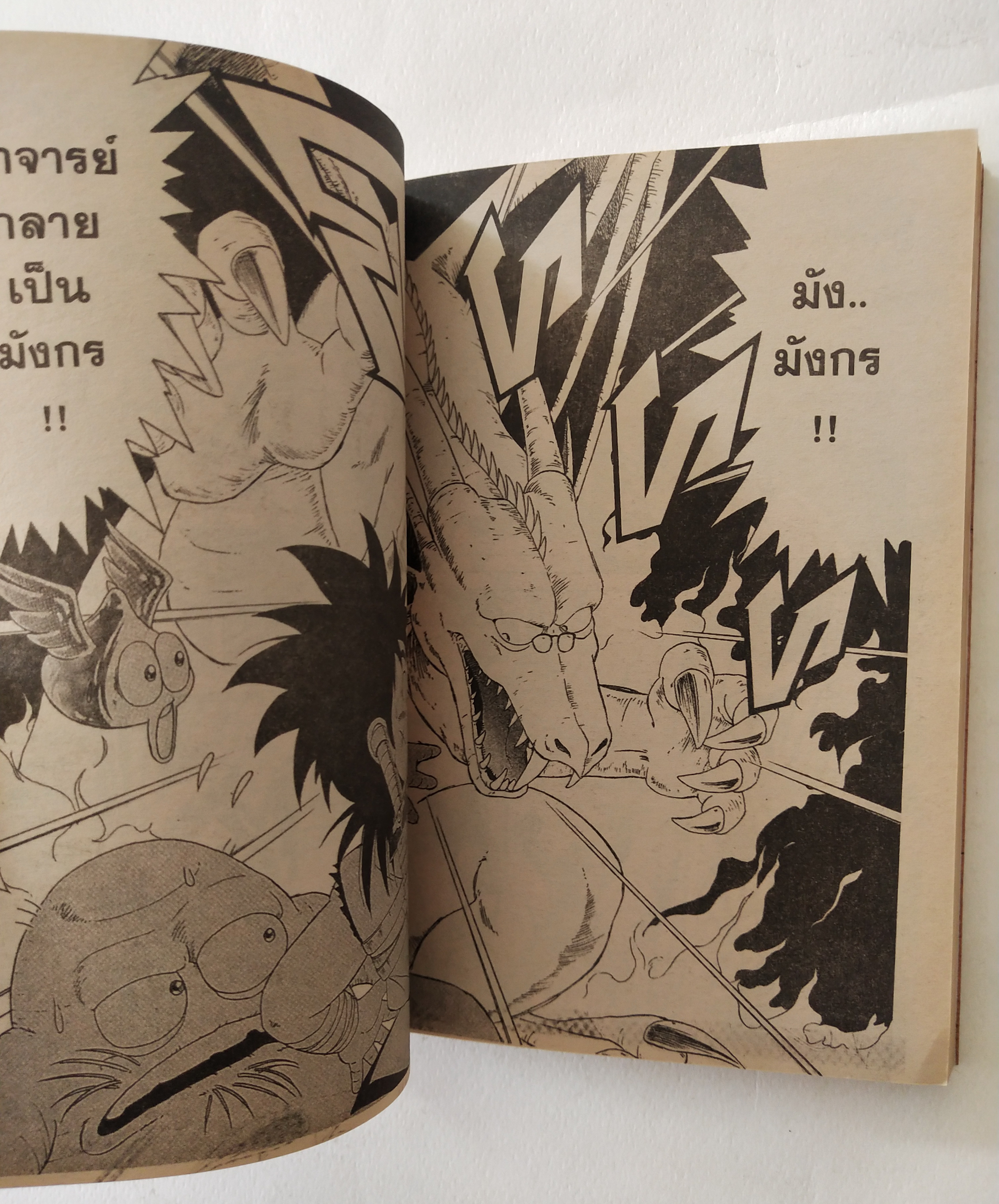 หนังสือการ์ตูนเก่าจาก Siam Inter Comics ไดตะลุยแดนเวทย์มนต์ เล่มที่ 1 ตอน อาจารย์นักสอนผู้กล้า เรื่องโดย ริคุ ซันโจ ภาพโดย โคจิ อินาดะ