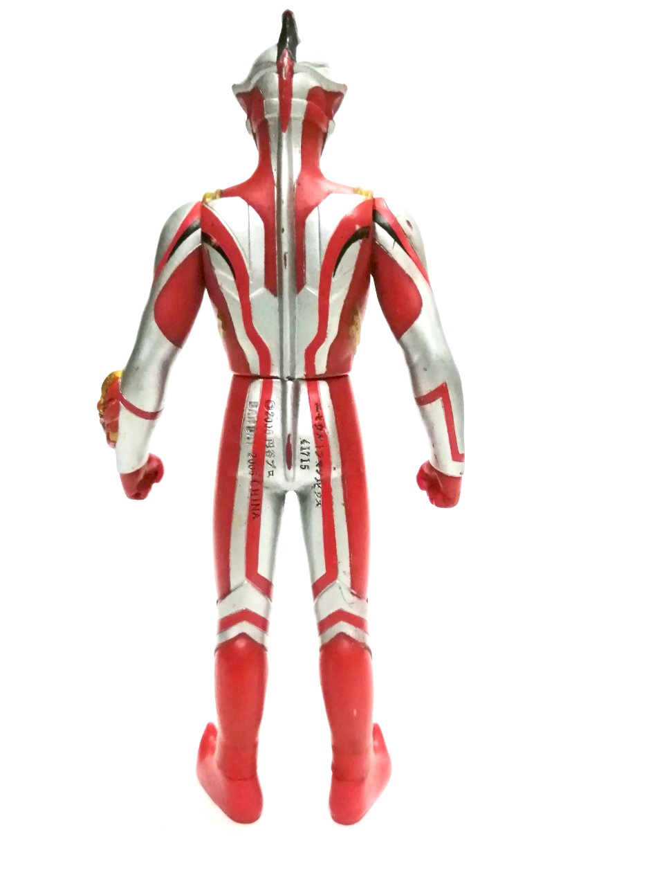 ซอฟ นิเซ อุลตร้าแมนเมบิอุส (เมบิอุสตัวปลอม ร่างแปลงมนุษย์ดาวซาราป) จากอุลตร้าแมน เมบิอุสขนาด 8,นิ้ว ตัวพิเศษ งาน bandai chaina ปี 2007 ***สภาพดีพอใช้ มีรอยสีถลอกบ้างเล็กน้อย,Nise Ultraman Mebius (False Ultraman Mebius, the transformation of Alien Zarab)