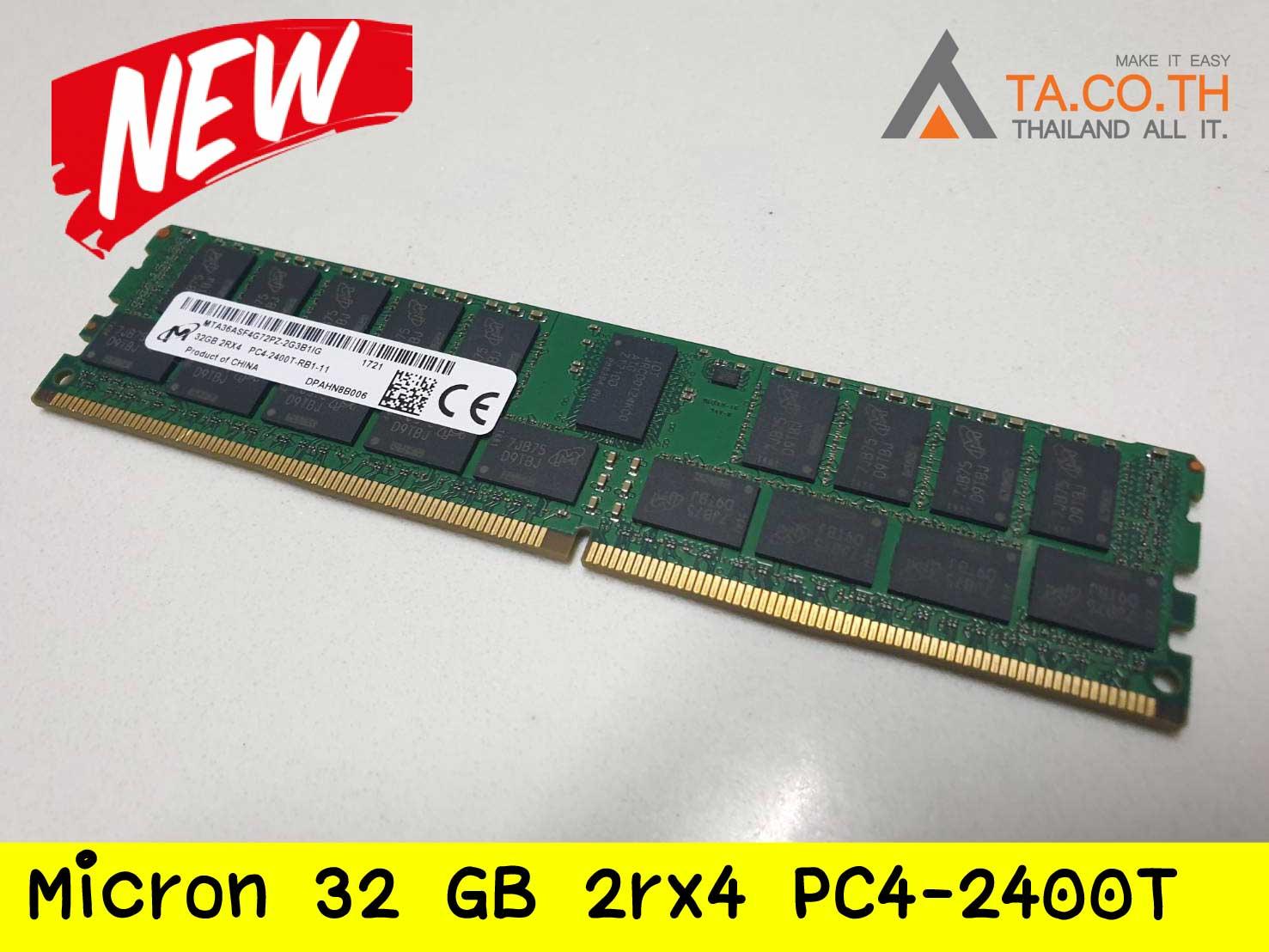 Micron 32 GB 2rx4 PC4-2400T-RB1-11