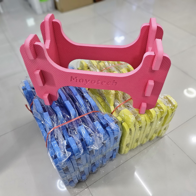 แท่นวางเครื่องบิน เนื้อยางหนา เนื้อแบบรองเท้าฟองน้ำ วางได้ทั้งเครื่องไฟฟ้า น้ำมัน แข็งแรง ไม่มีหัก สีเหลือง STANDBIG