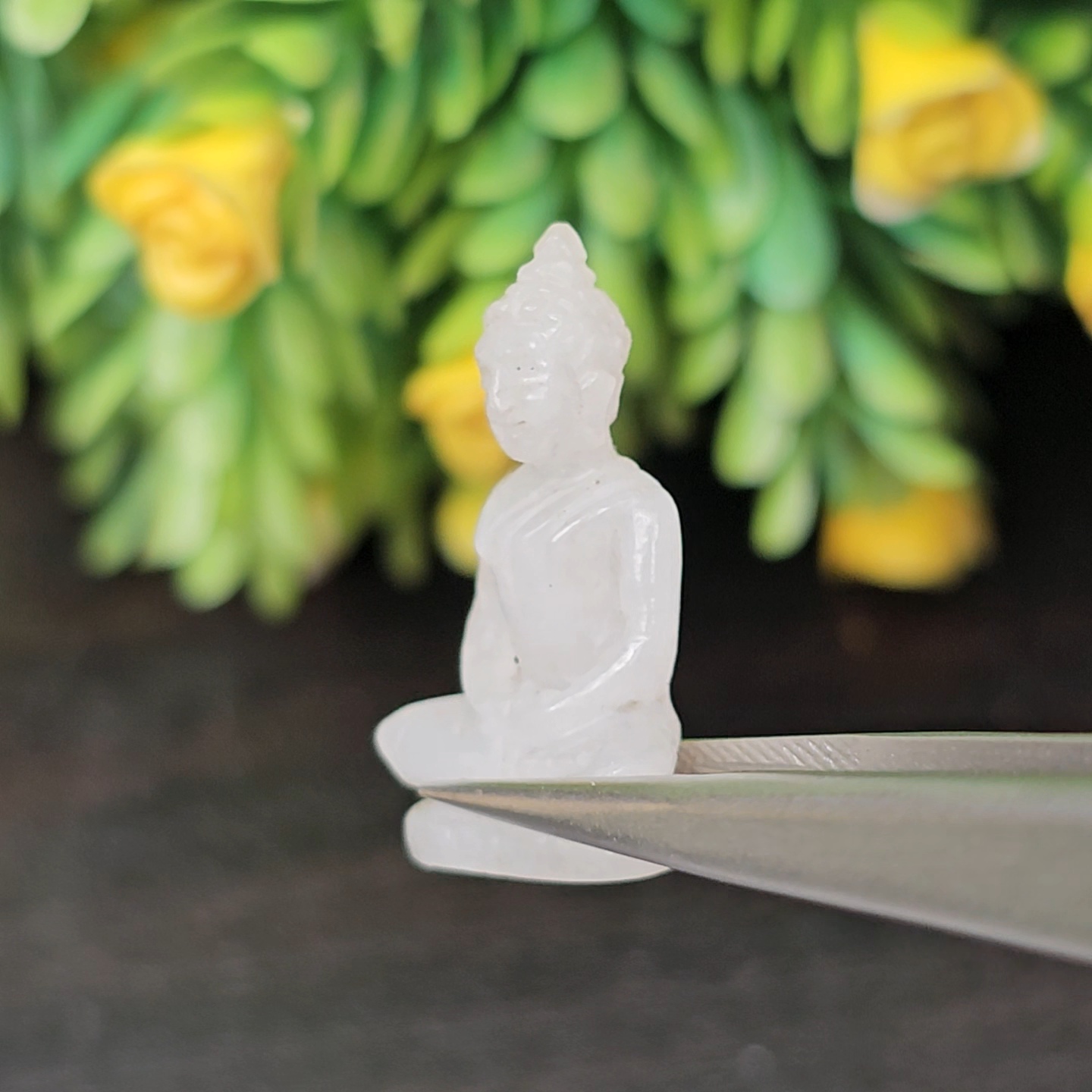 หยก แกะสลัก รูป พระ (Burmese jadeite) 14.7 กะรัต (cts.) หยก พม่า แท้