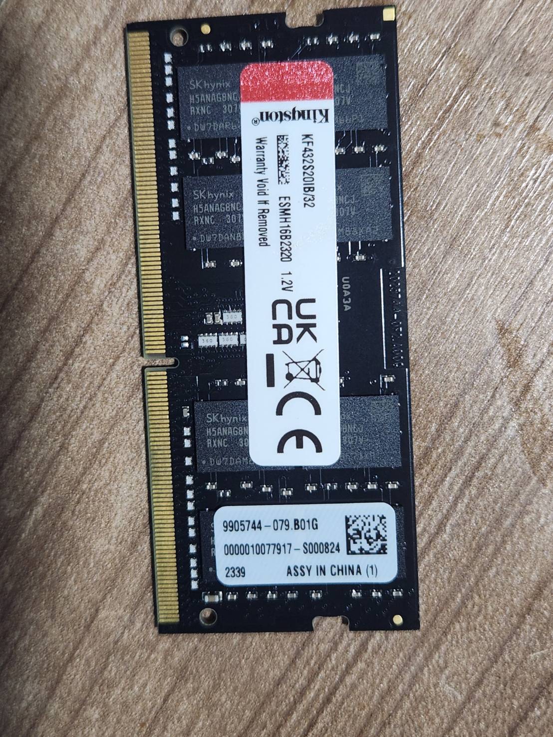 Ram Notebook DDR4 32 Gb ตัวละ 1799 มีสองตัว