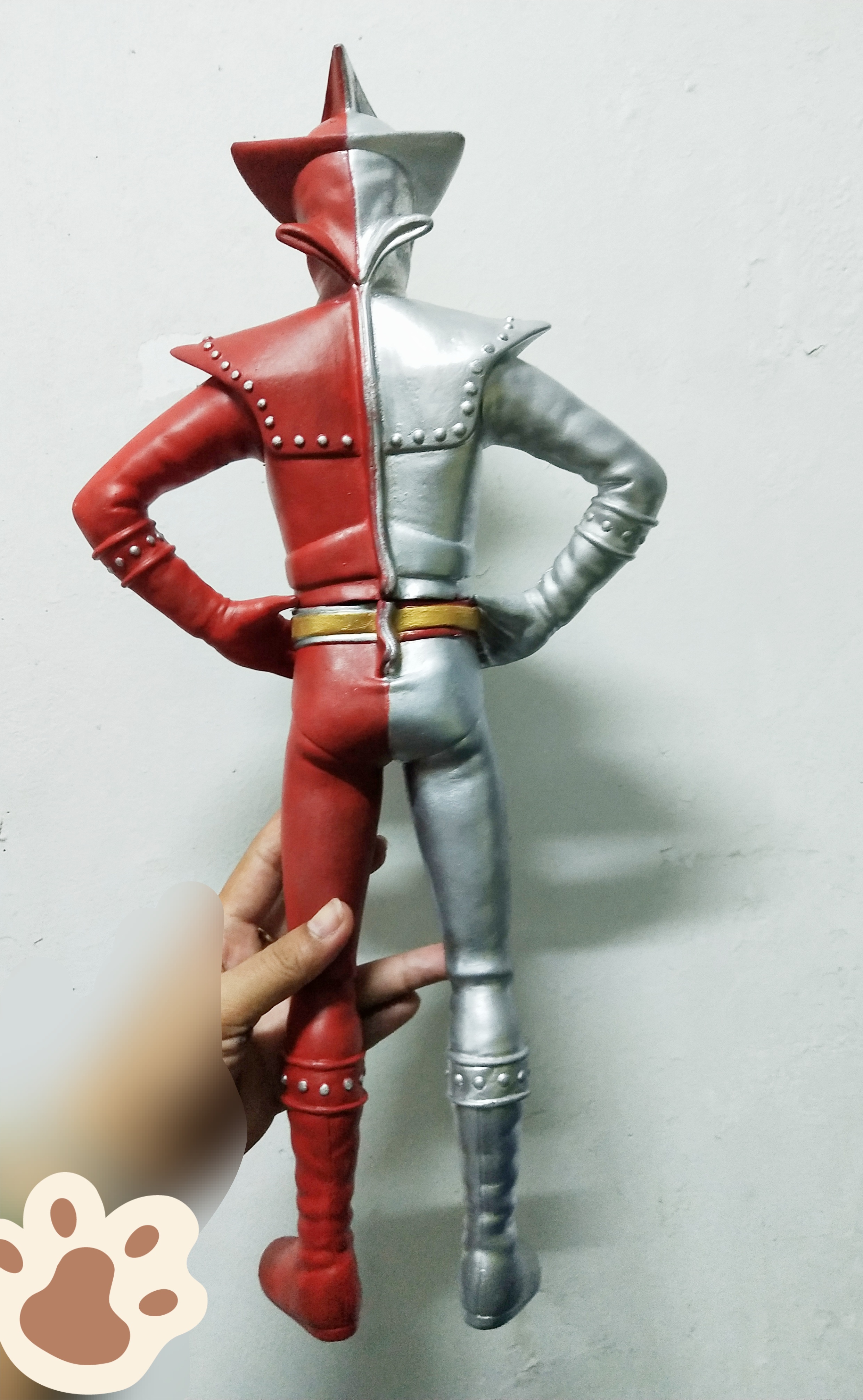 มีหลายภาพ**ทำสีใหม่ทั้งตัว** โมเดลจัมโบ้ไนน์ จัมโบ้ไนท์ จัมโบ้นาย Junborge Nine ขนาดประมาณ 84 ซม. ตามคลิป VDO แขนยกขึ้น-ลงได้ แต่ขาขยับไม่ๆด้