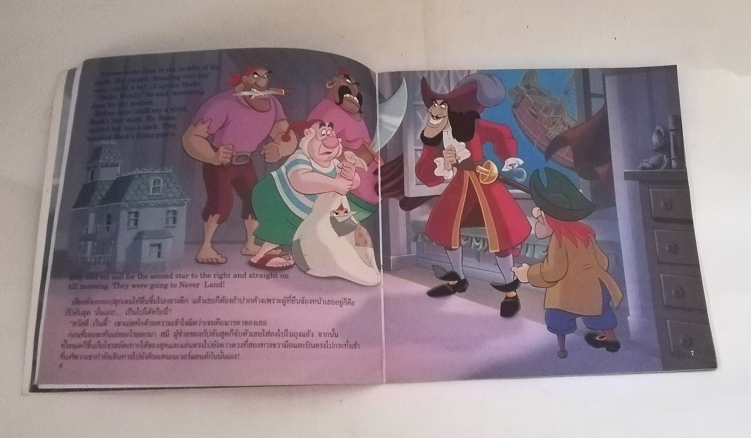 หนังสือ ***ปกมีรอยตามภาพ, นิทานสองภาษาจาก Disney ปีเตอร์แพนผจญภัย ท่องแดนมหัศจรรย์ PETERPAN Return to Neverland