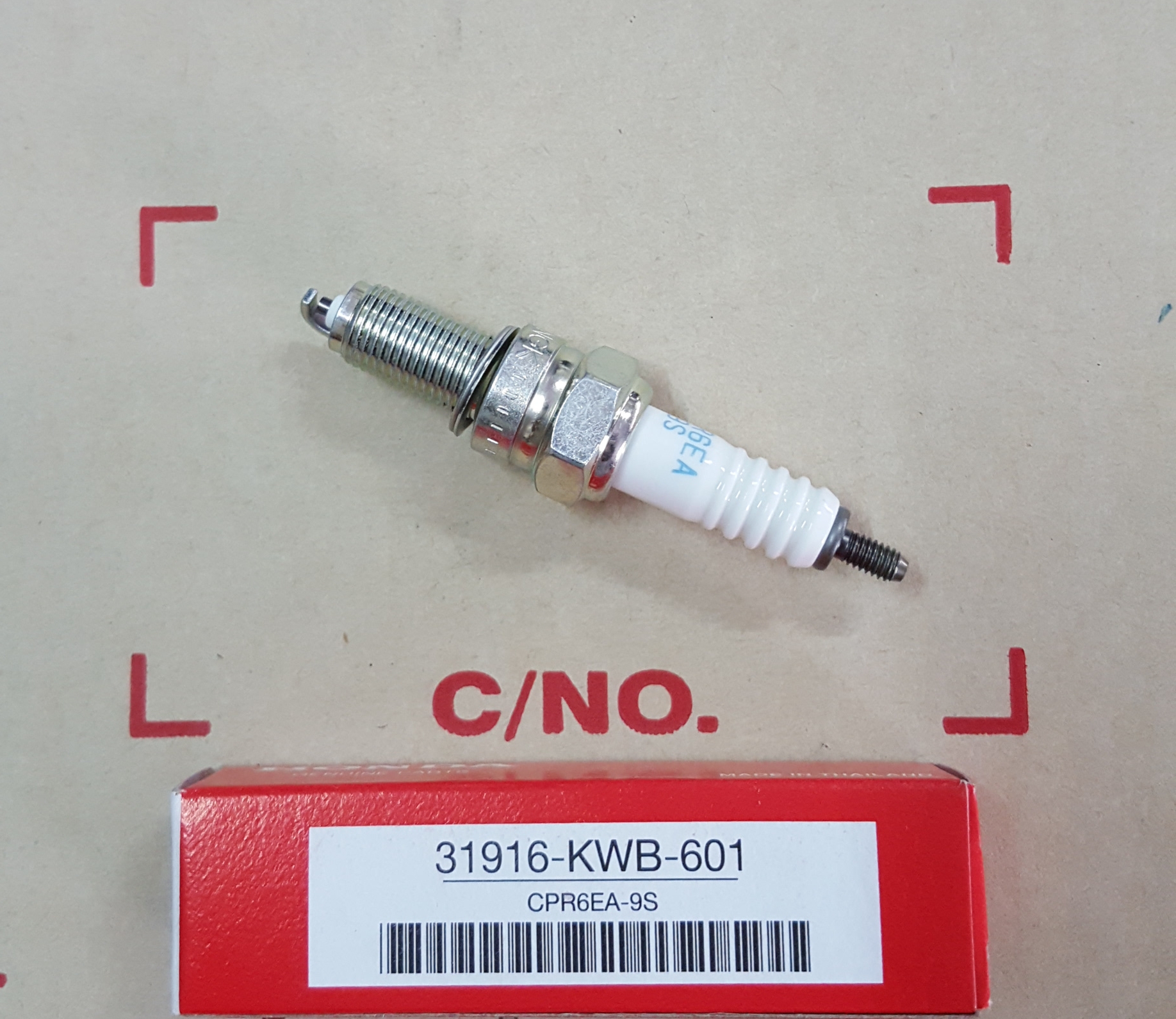 หัวเทียน CPR6EA-9 เวฟ110ไอ/ดรีม110ไอ/ฯลฯ