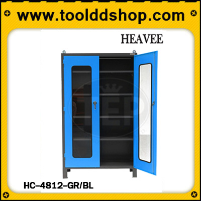 ตู้จัดเก็บอุปกรณ์ แบบประตูอคิลิค Heavy duty cabinet 48" width (HC-4812) ตู้เหล็กเก็บเครื่องมือช่าง ตู้อุปกรณ์พร้อมชั้นวาง ตู้เหล็กเก็บอุปกรณ์